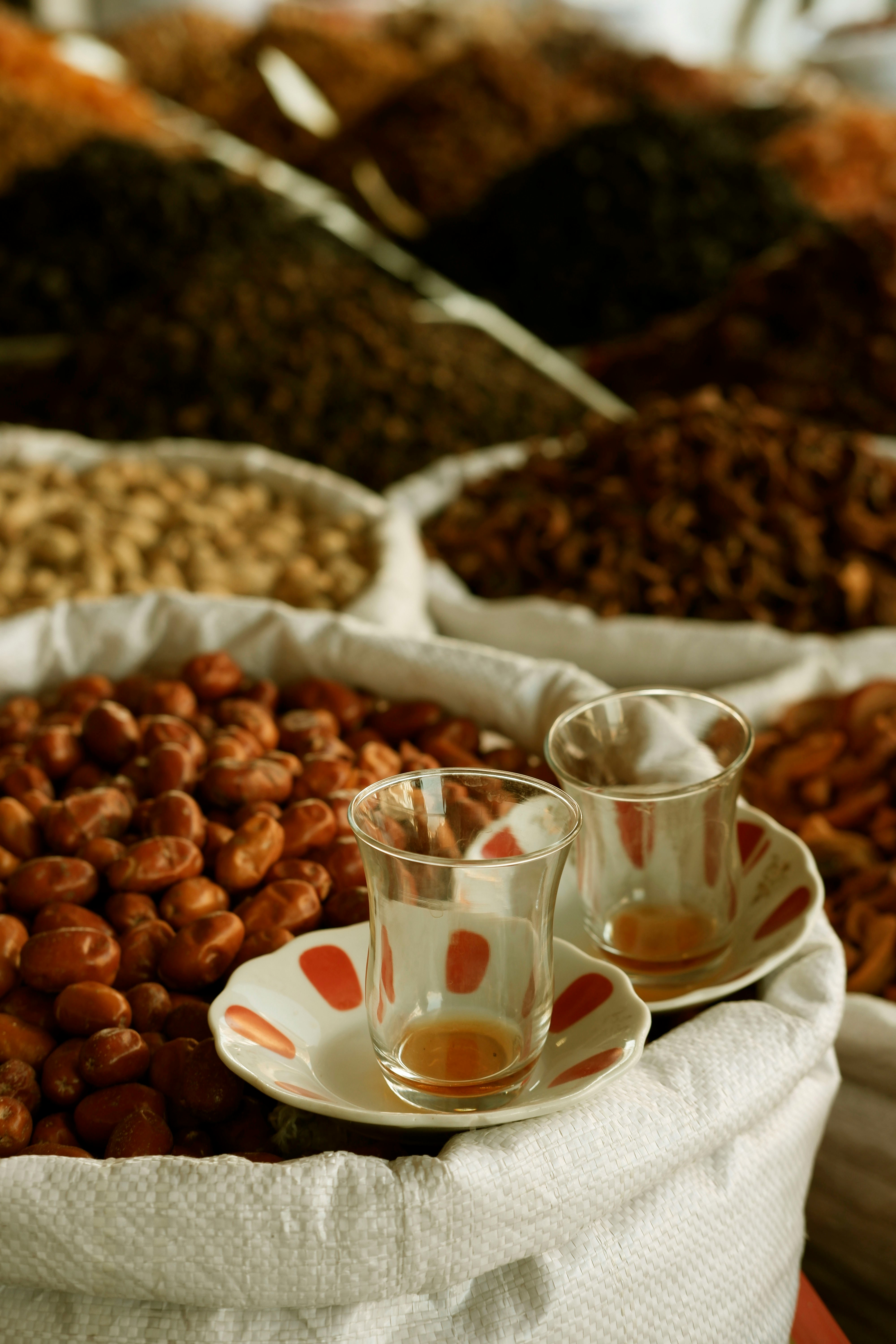 Various Yemeni coffee varieties and brands
