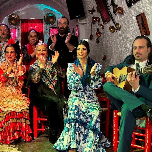 萨克罗蒙特洞穴洛斯塔兰托斯：含饮料和可选晚餐方案的弗拉门戈演出门票，地点：格拉纳达