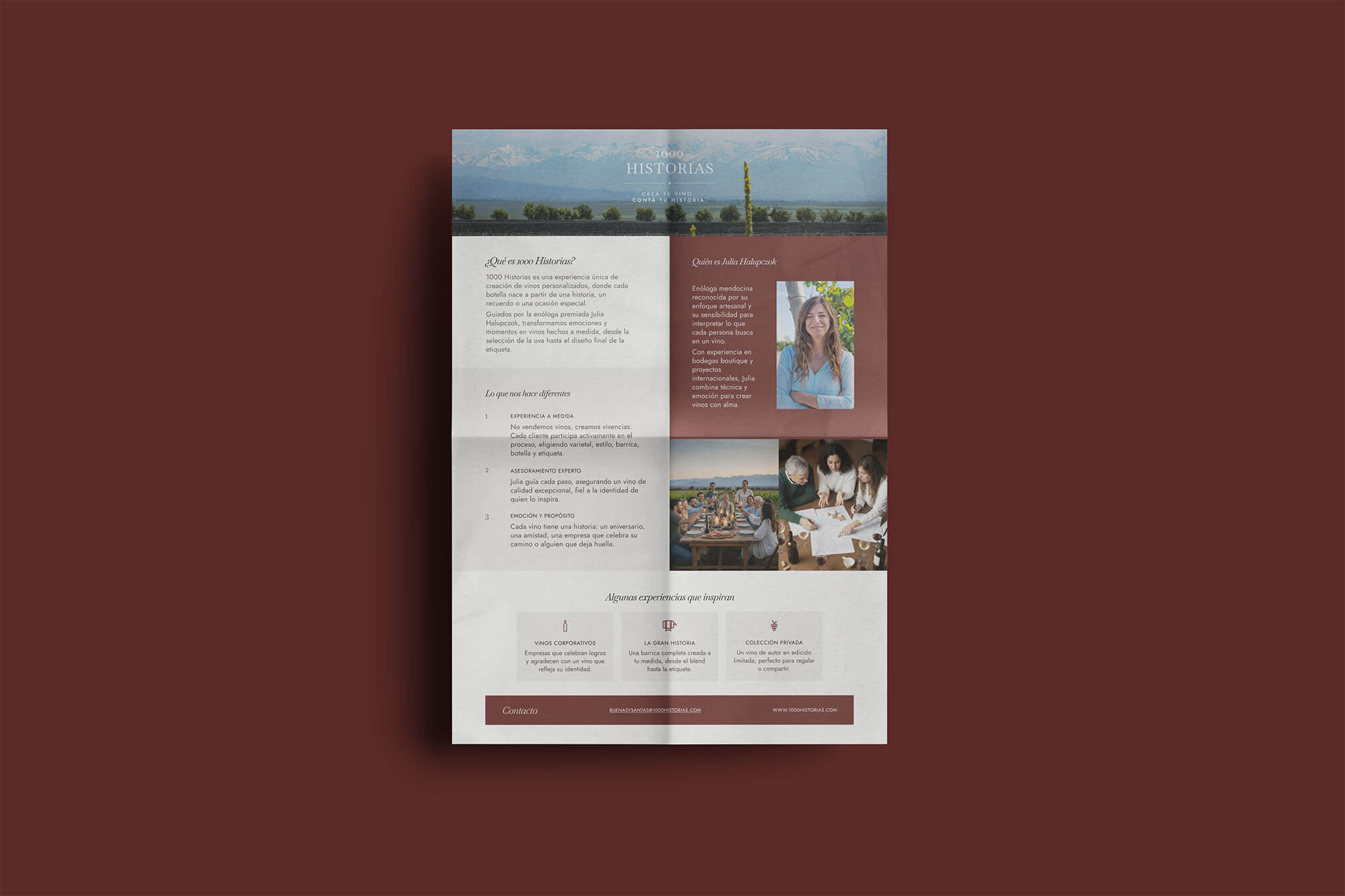 A4 paper made for 1000 Historias