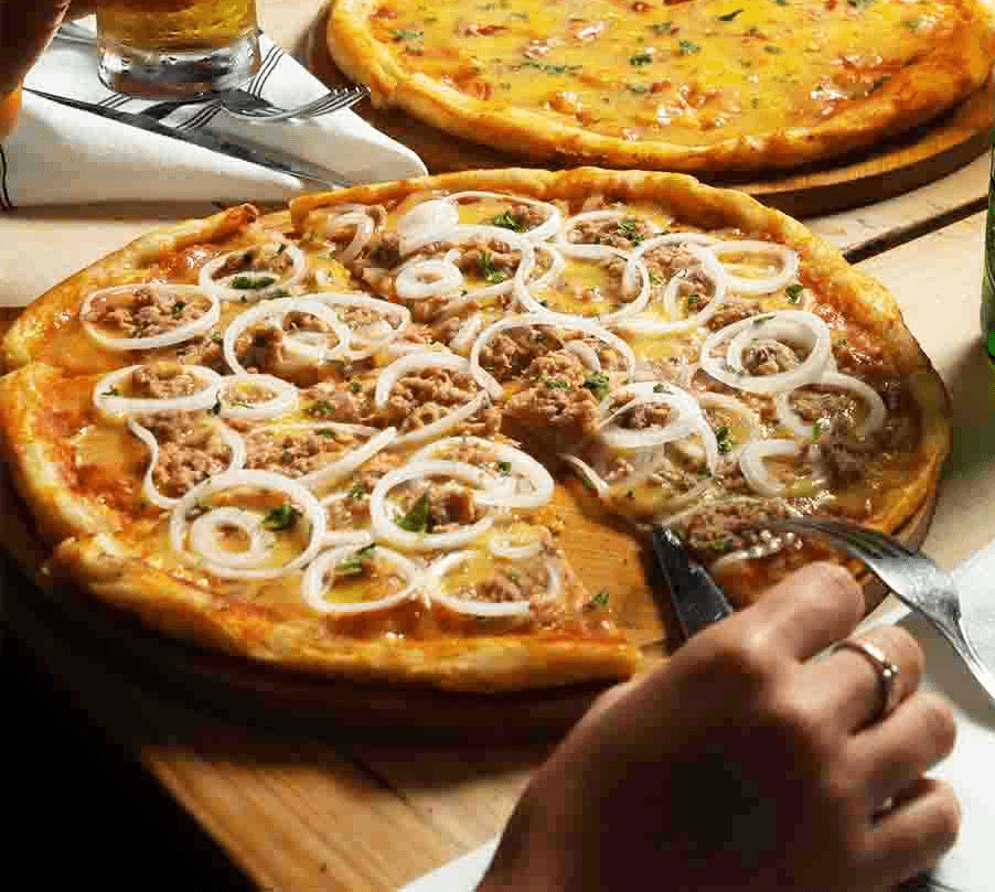 Pizza Atún y Cebolla