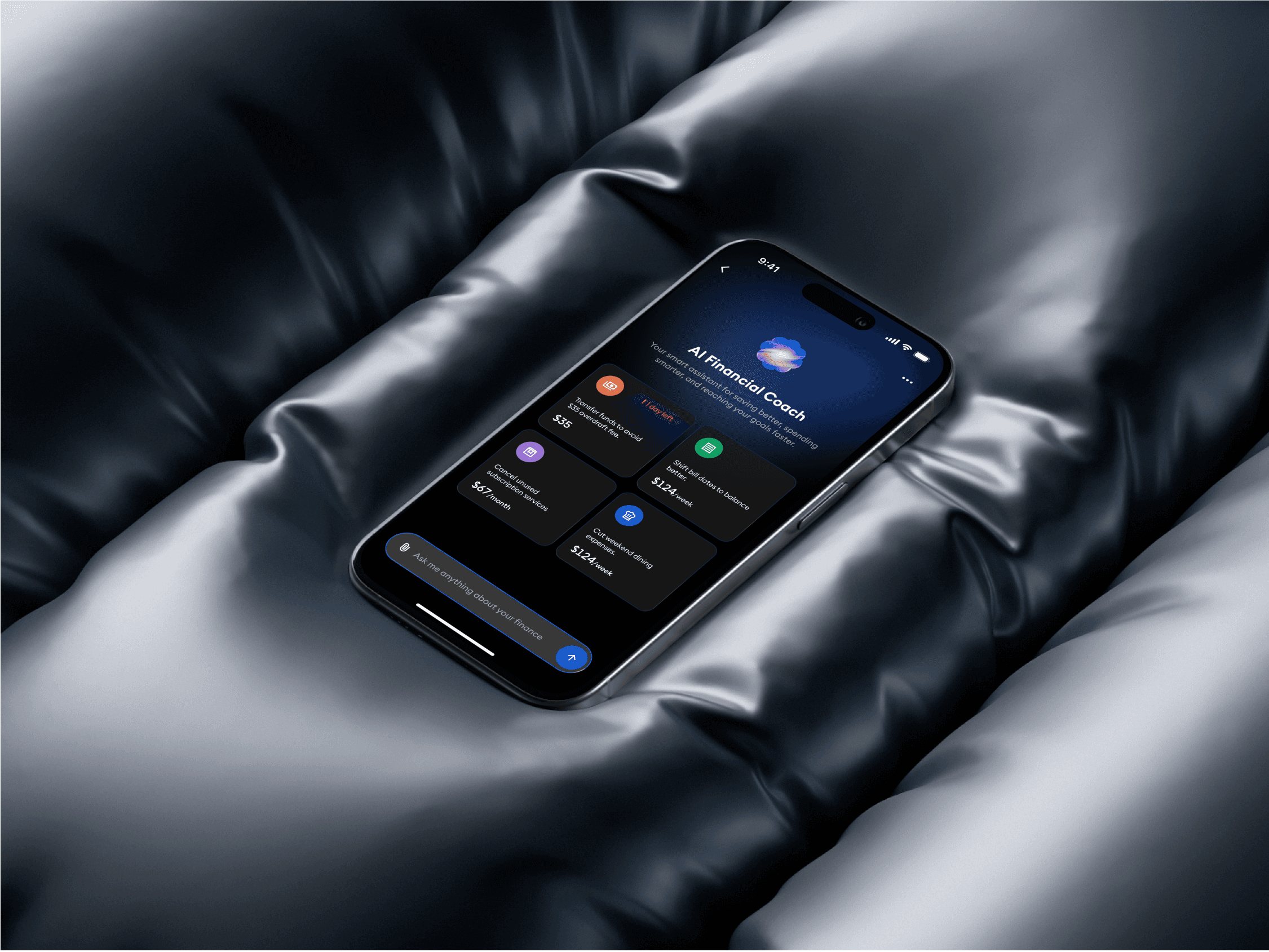 A web browser displaying a landing page analytics website with a purple background