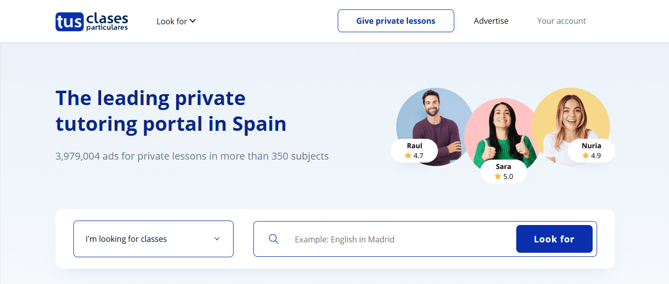 TusClasesParticulares