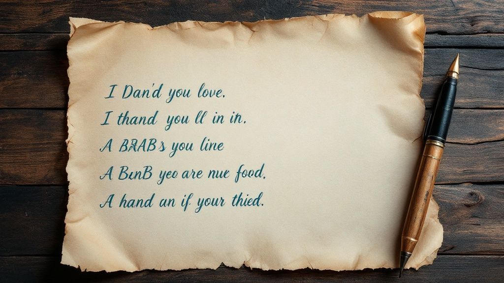 ABAB Rhyme Scheme (Alternate Rhyme)