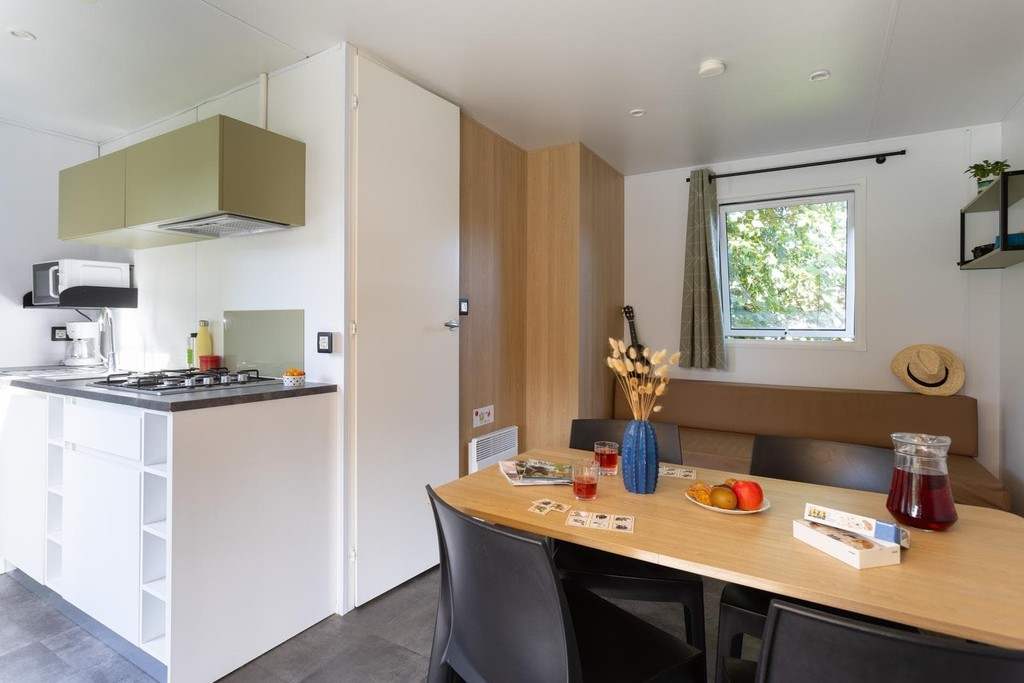 Interieur mobil-home confort 2 chambres sans sanitaires