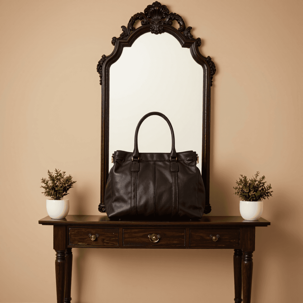 product photography of handbag