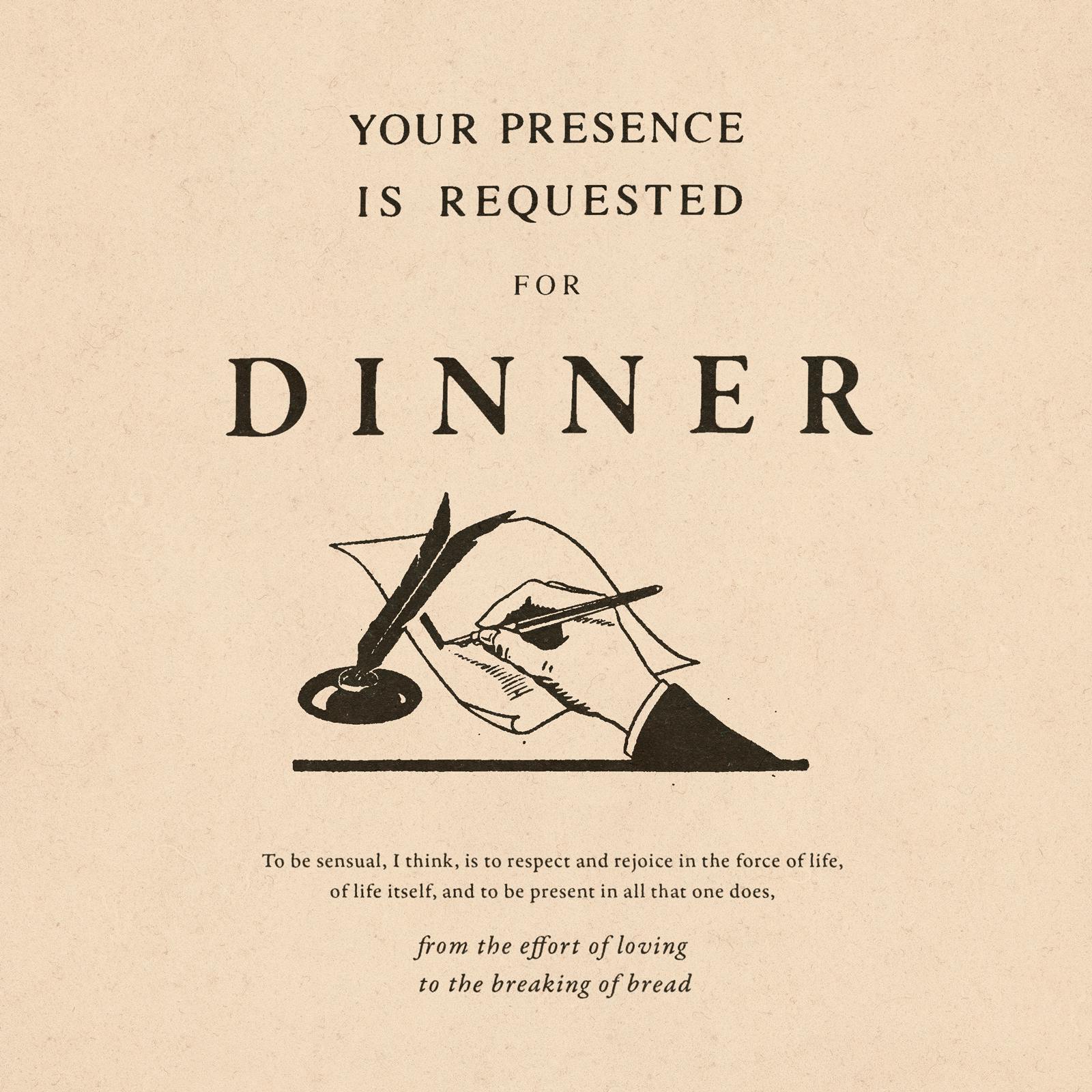 Free dinner party invites