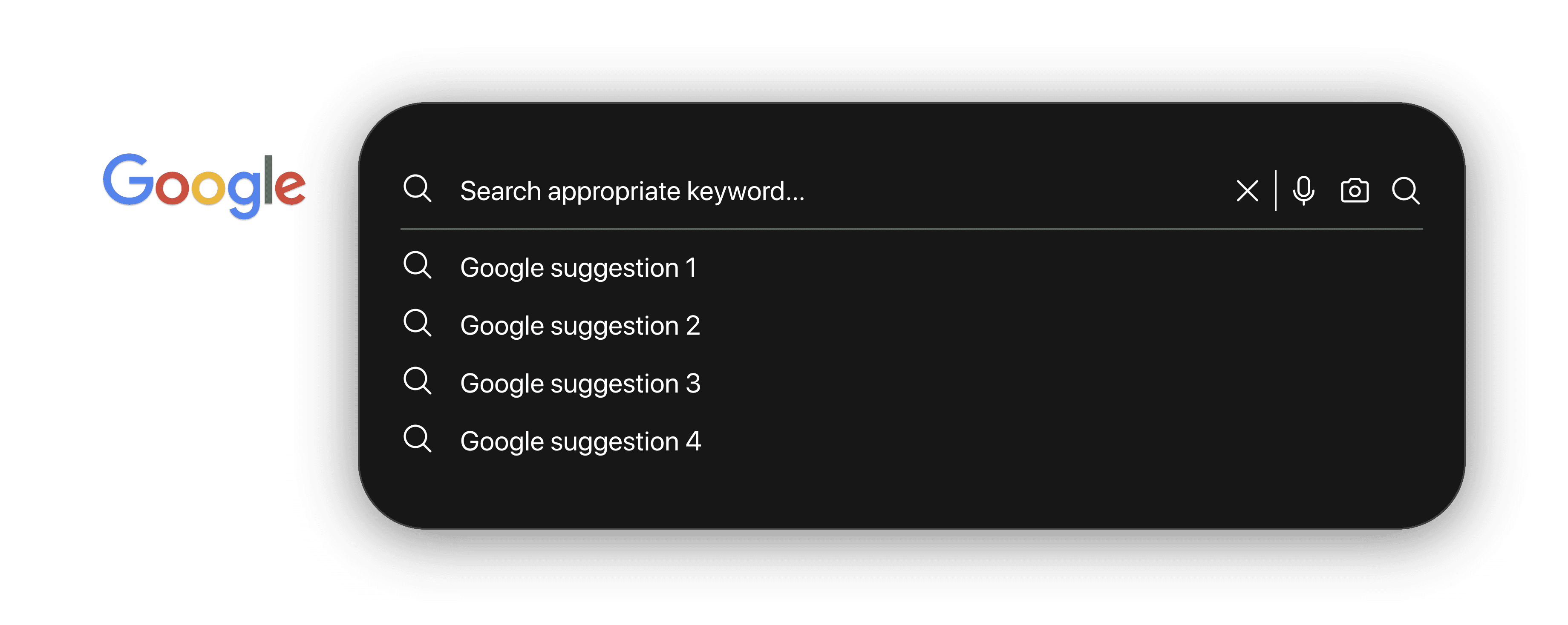 the image showing a search result of a keyword on google.com