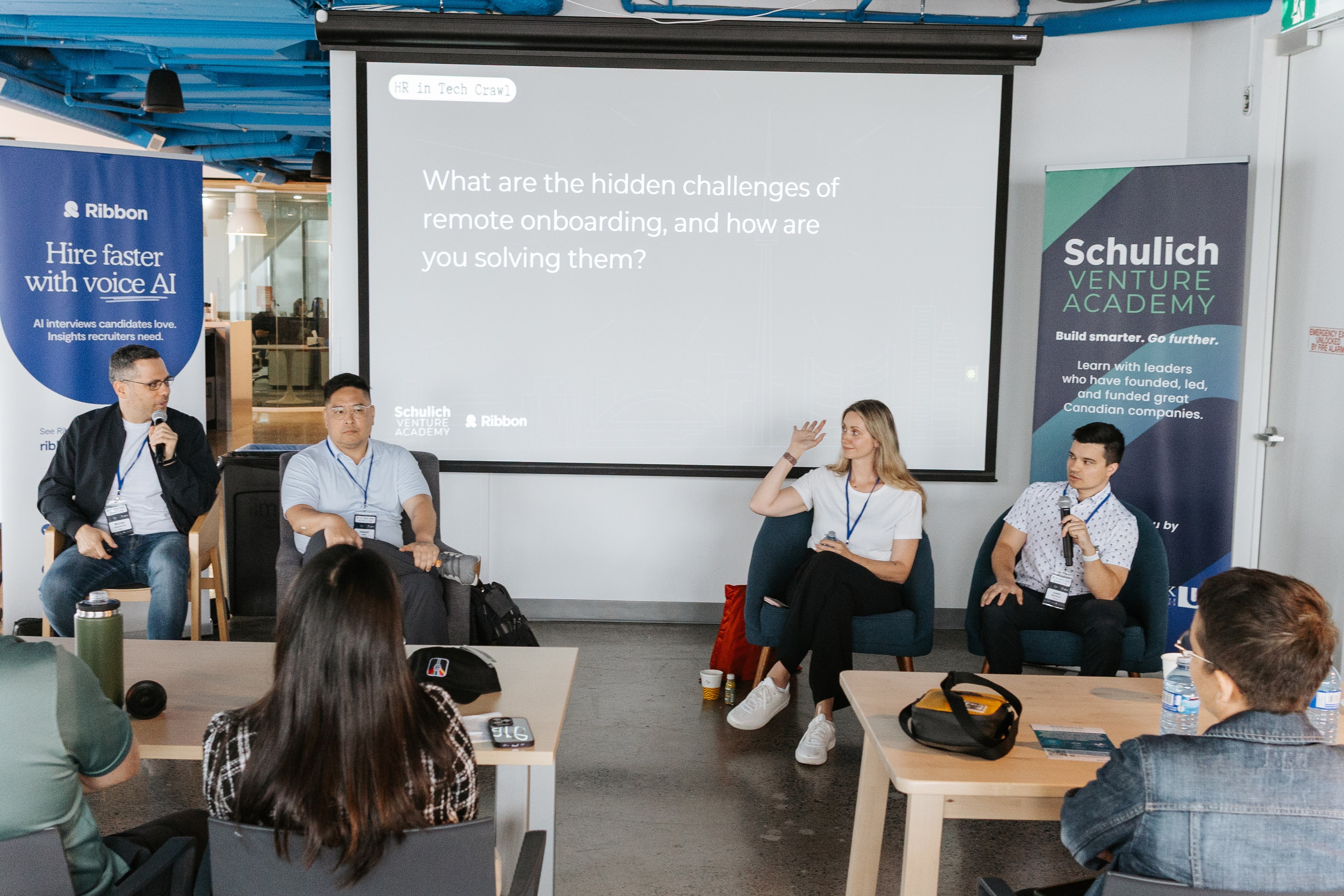 Group Taking a Selfie at a Concert Venue
