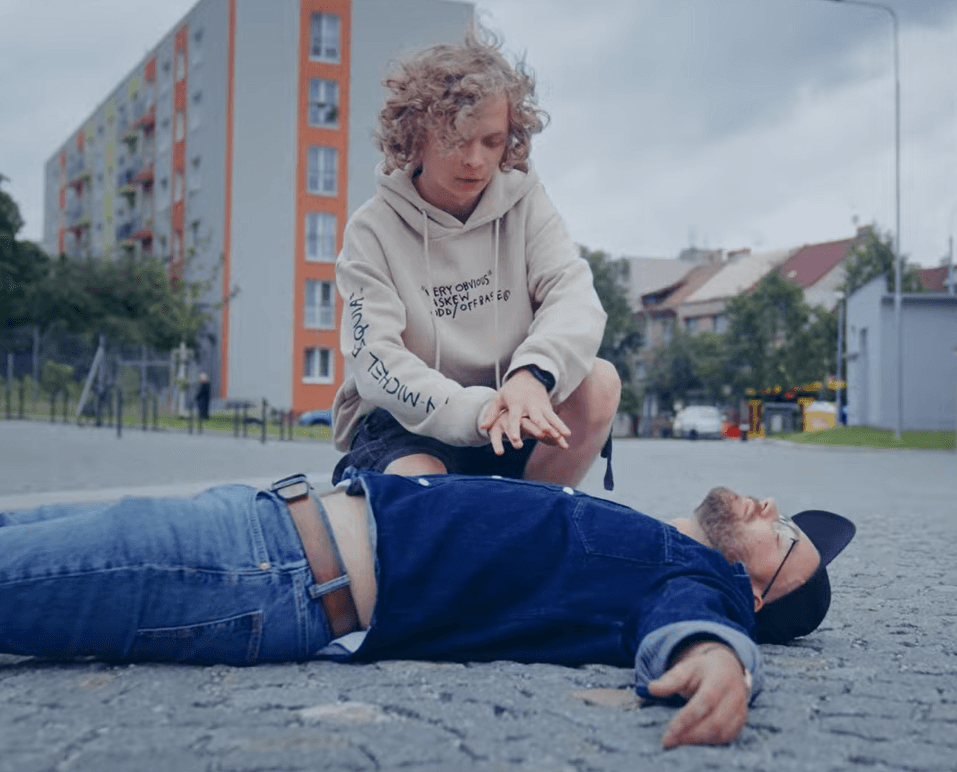 husband and wife working happily on a laptop