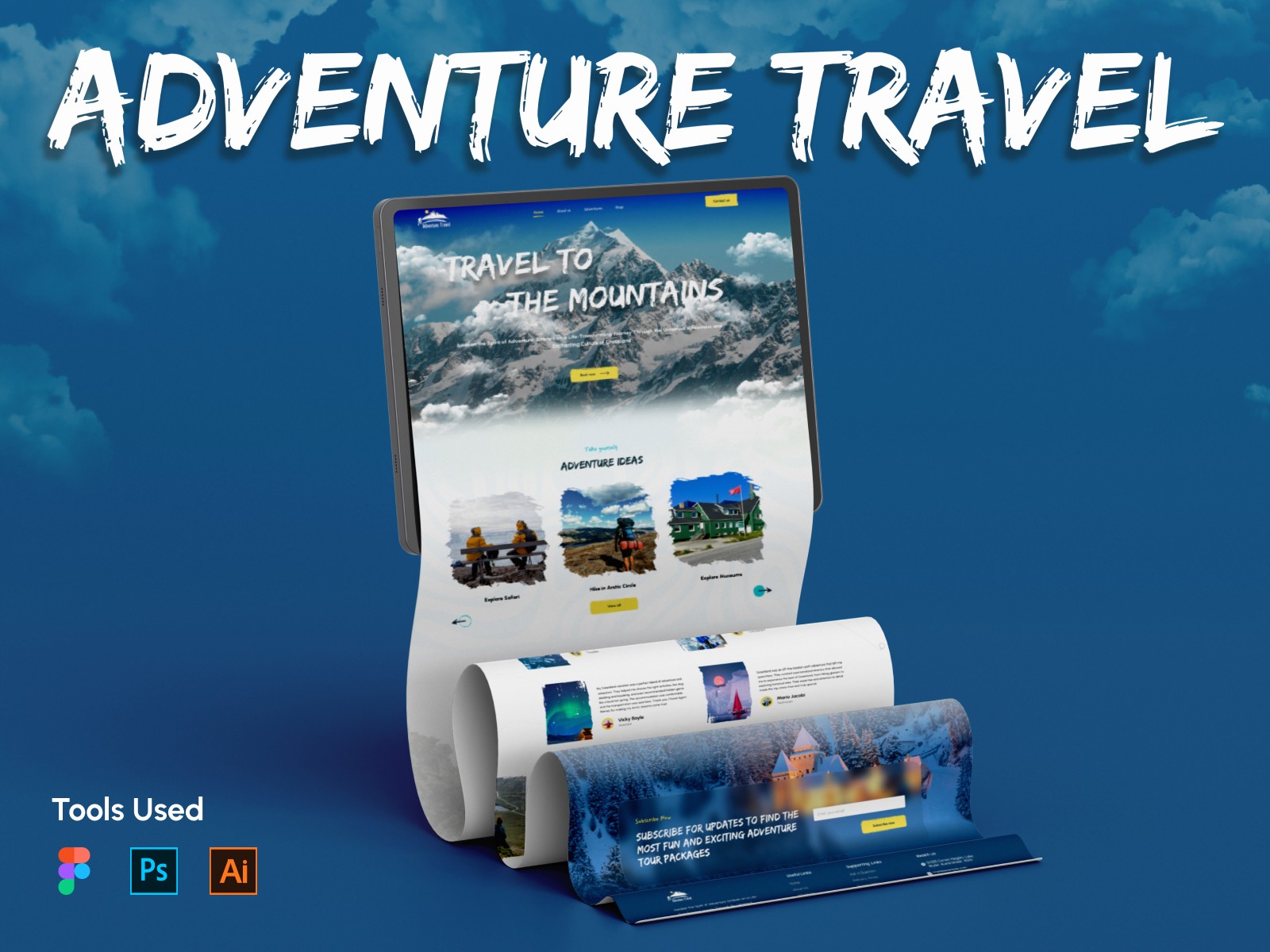 A header for desserts website with title "Cup cakes" to order it