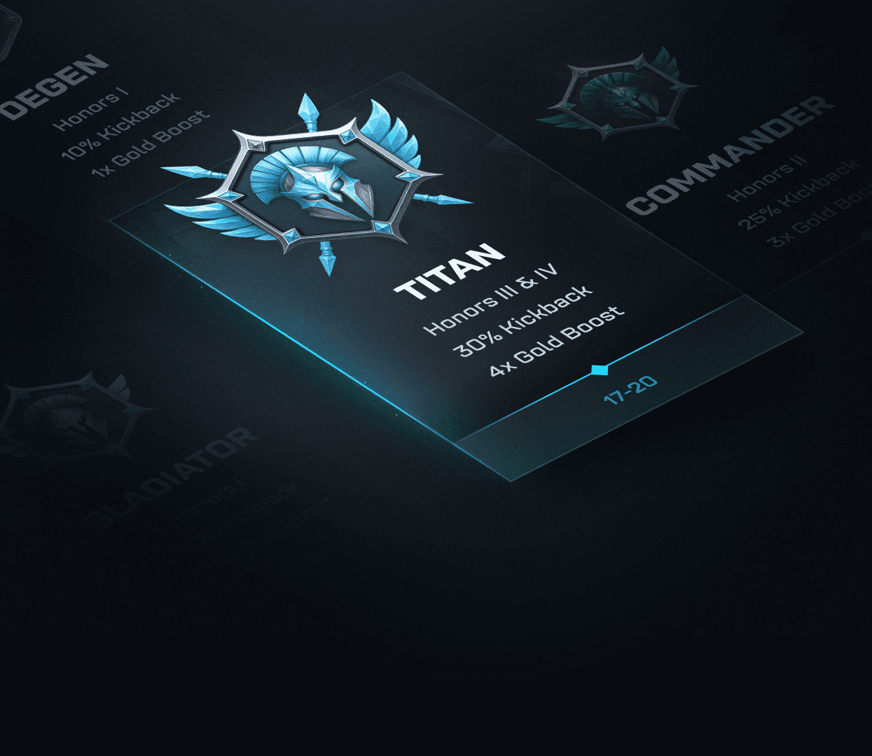 Your Arena Ranks. Progress through ranks to unlock Higher Cashback,Gold Multiplier Boosts, Instant Gold Payout, and more.