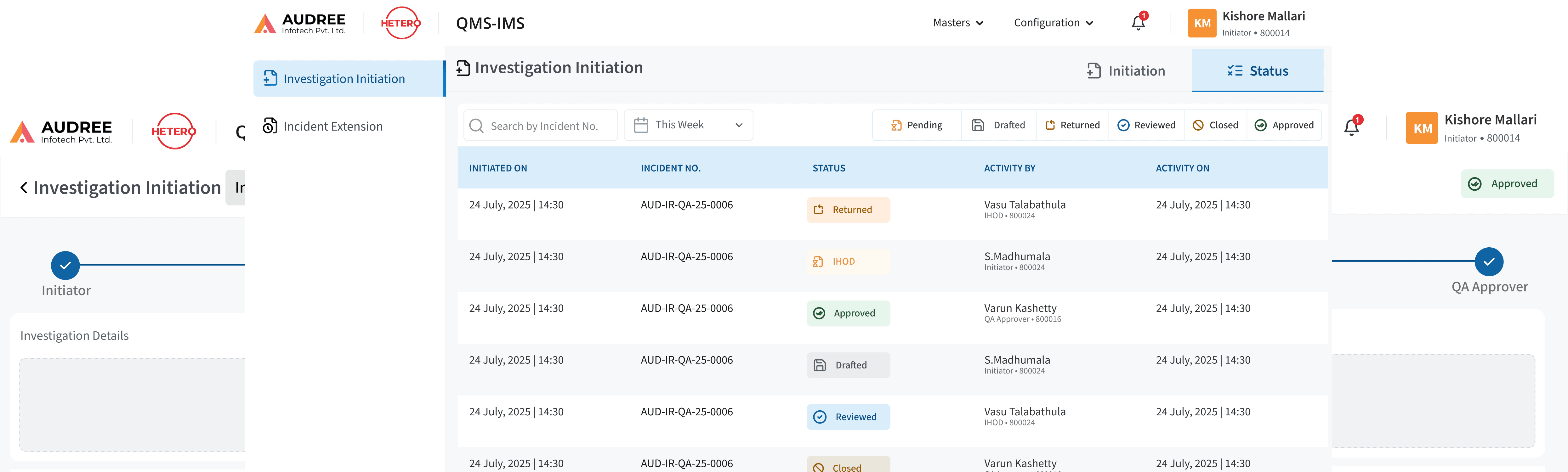 Incident Management System Software Screens