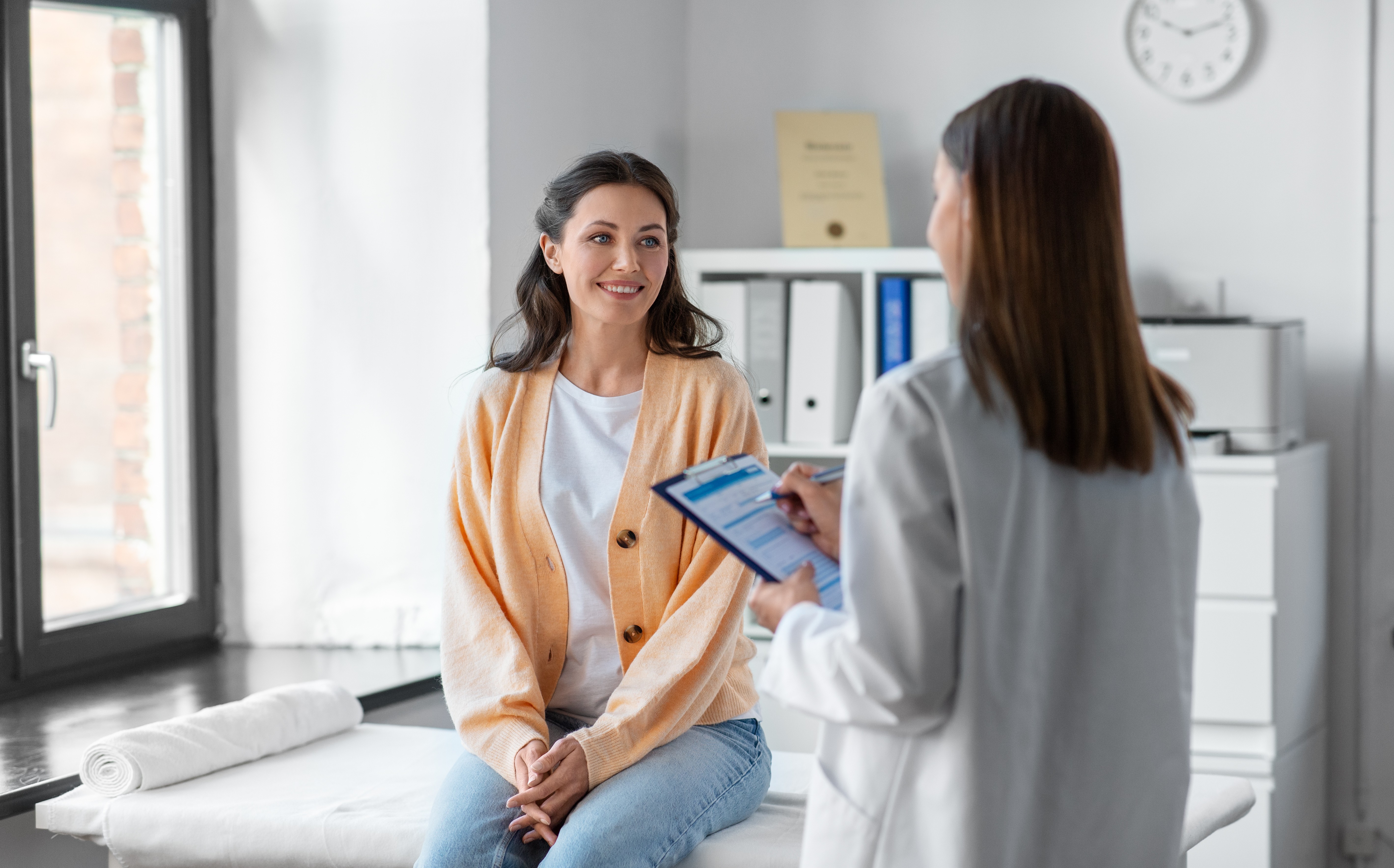doctor patient exam 