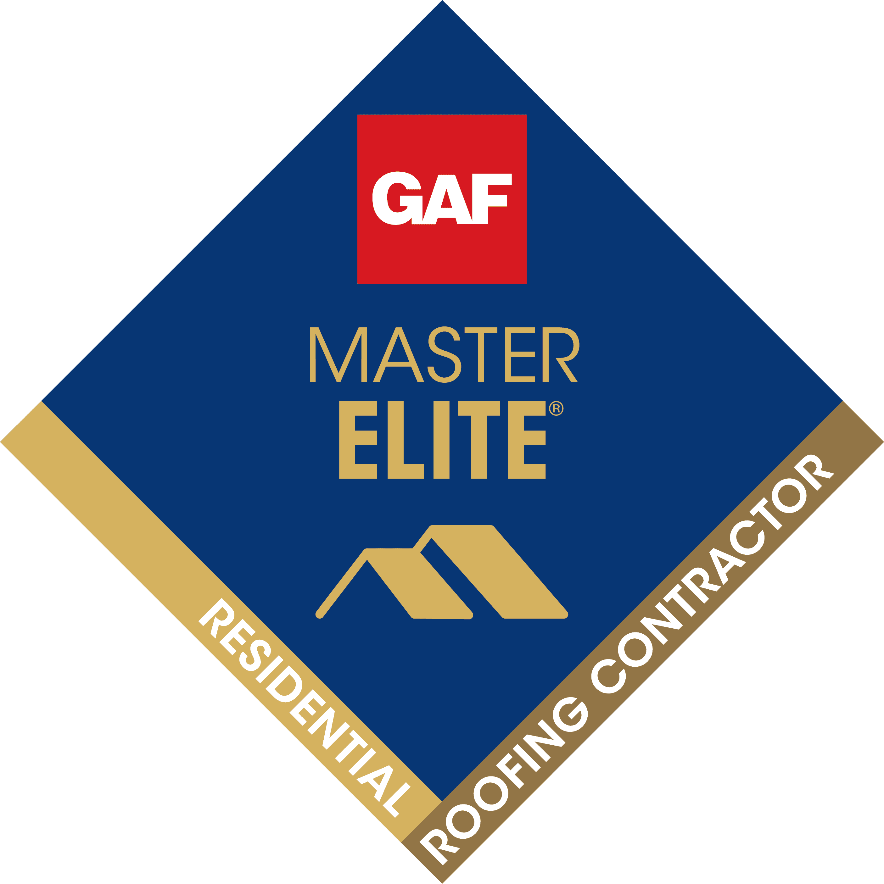 GAF certified plus installer logo