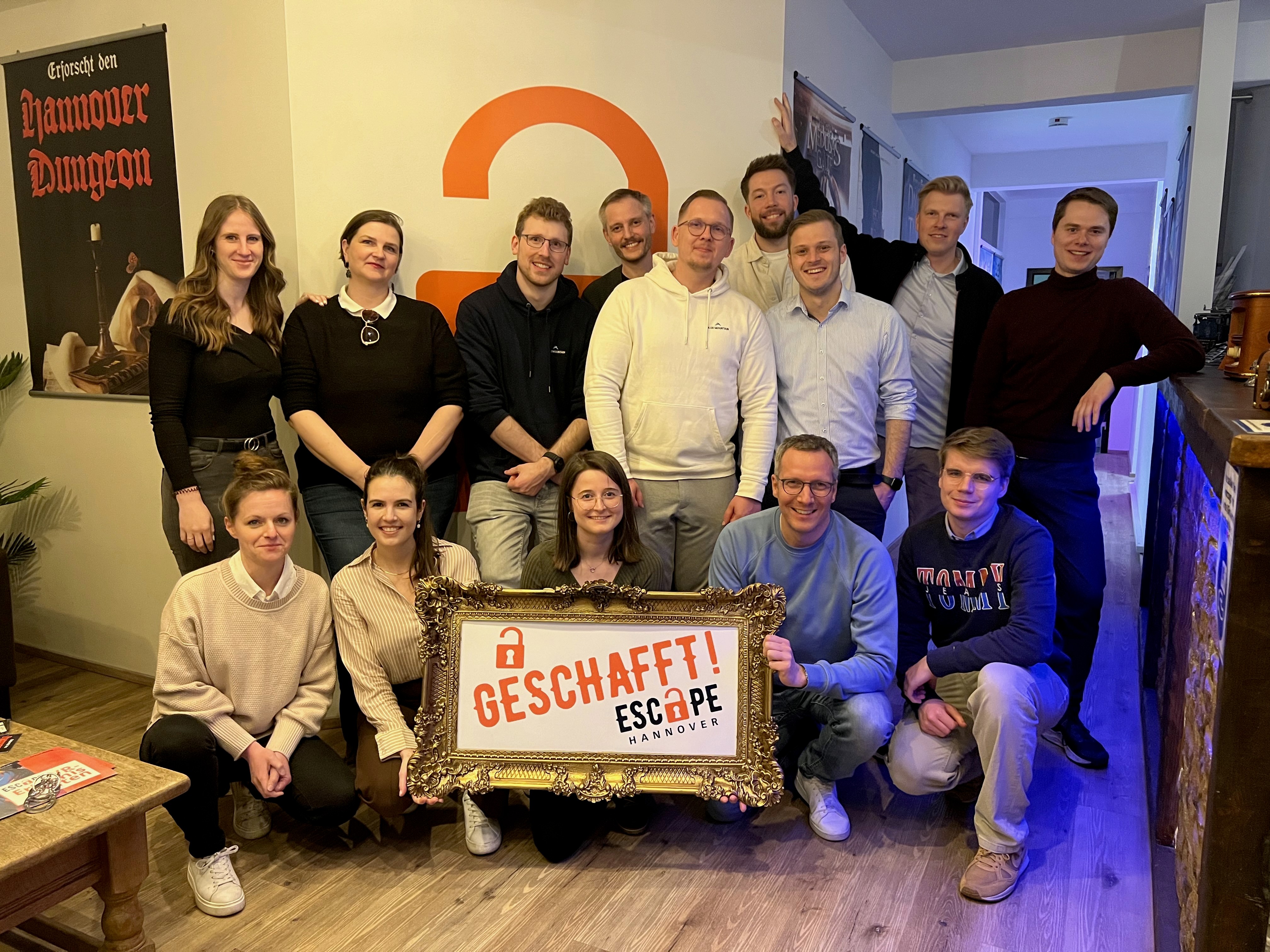 Mitarbeiterfoto Teamevent Escape Room
