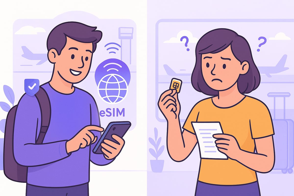 How ATT eSIM Tourist Plans Compare to Traditional SIMs