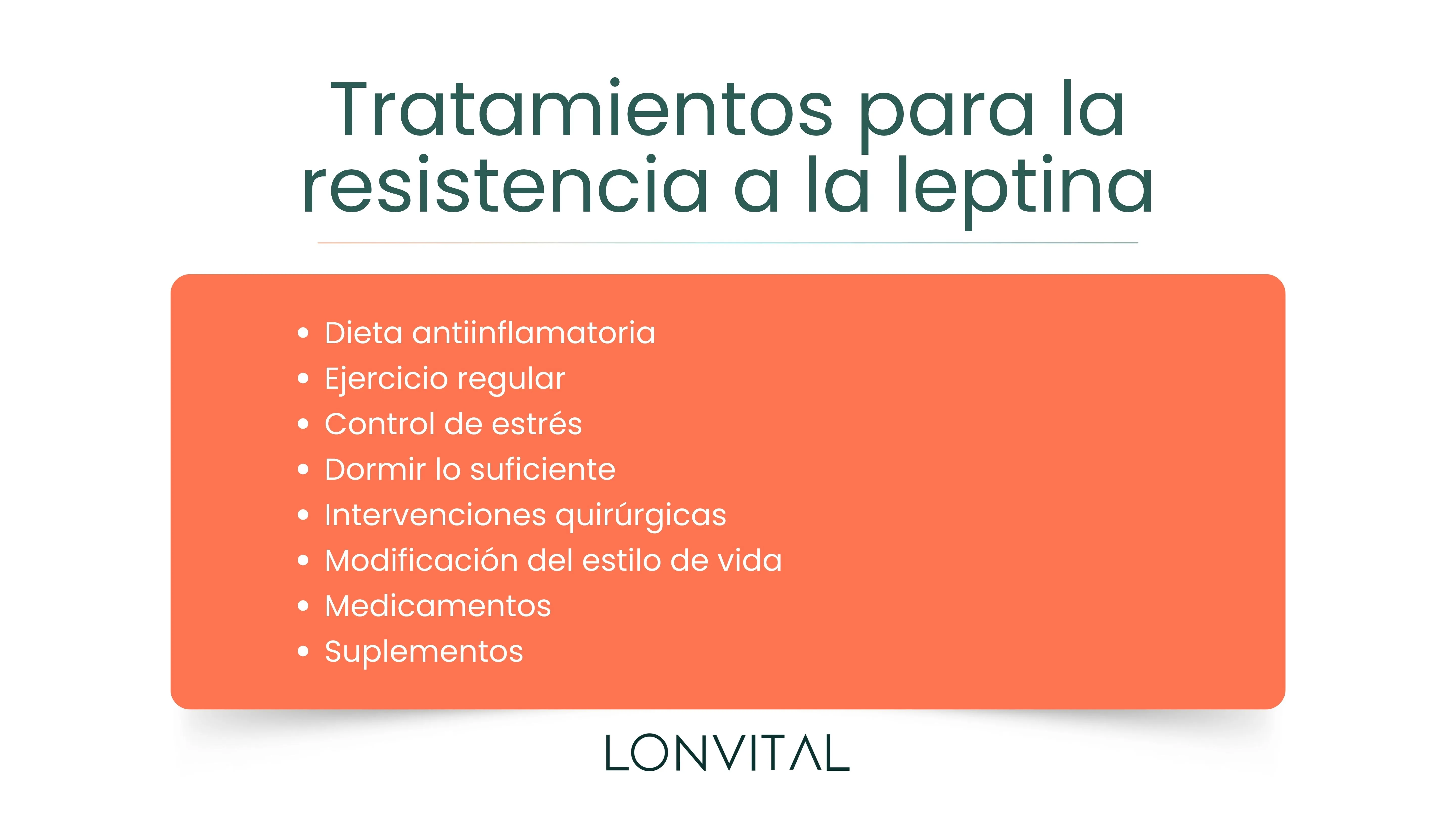 Tratamientos para la resistencia a la leptina