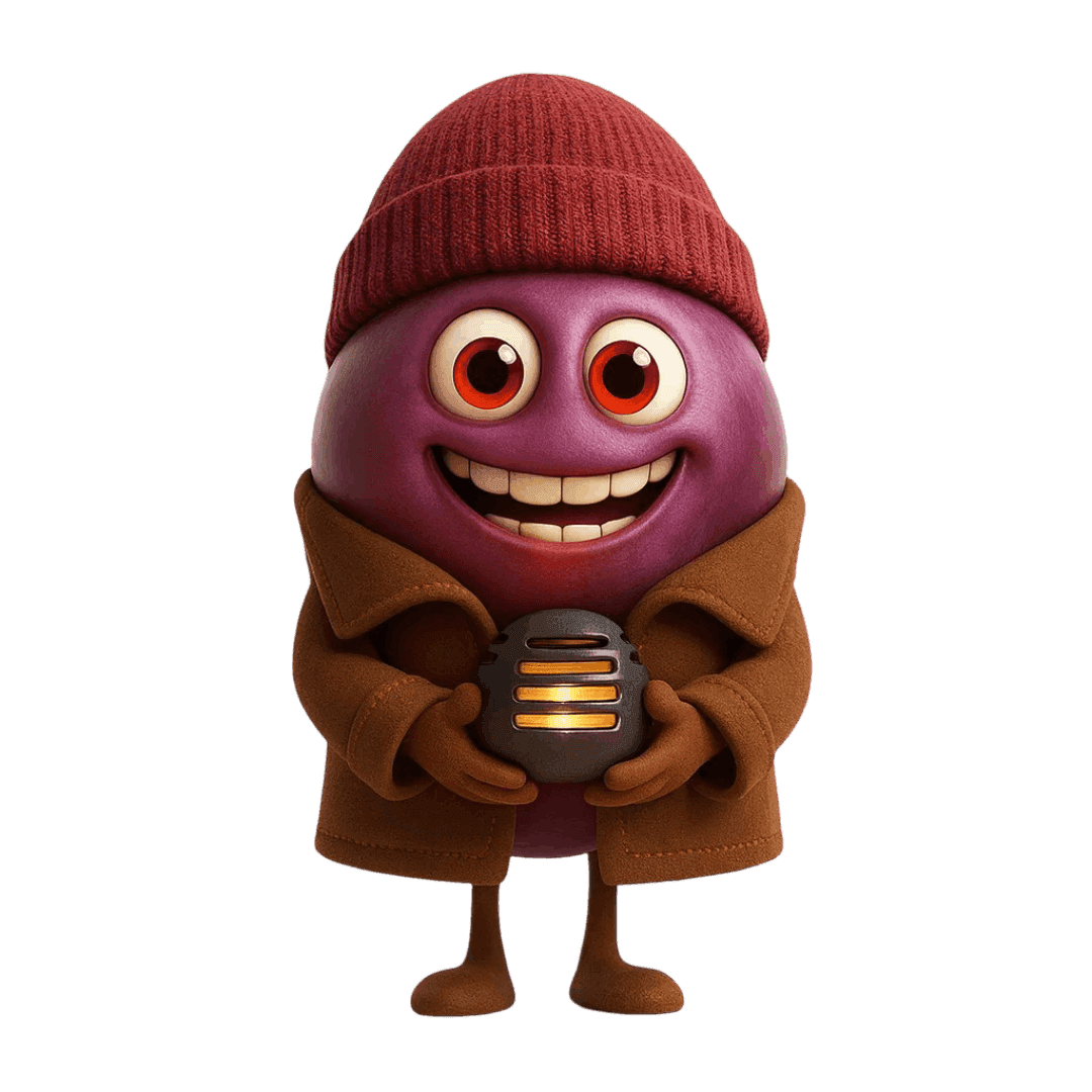 Cornalin grape berry illustration for wine education.