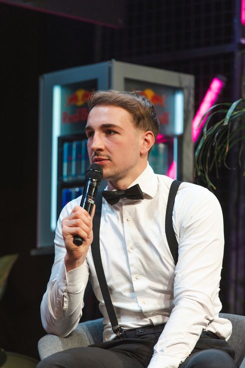 Portrait of portfolio creator – front view