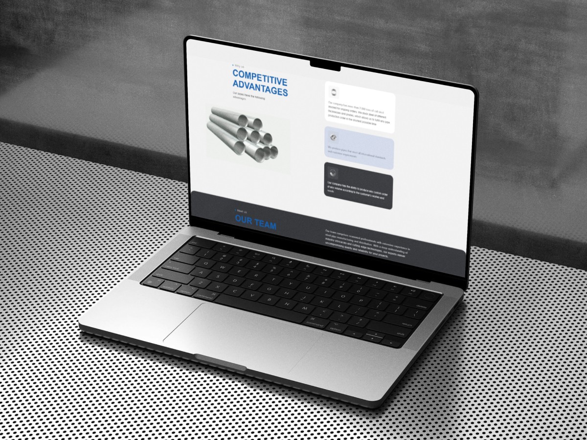 An example of the Work&Go website interface, developed by Codeska