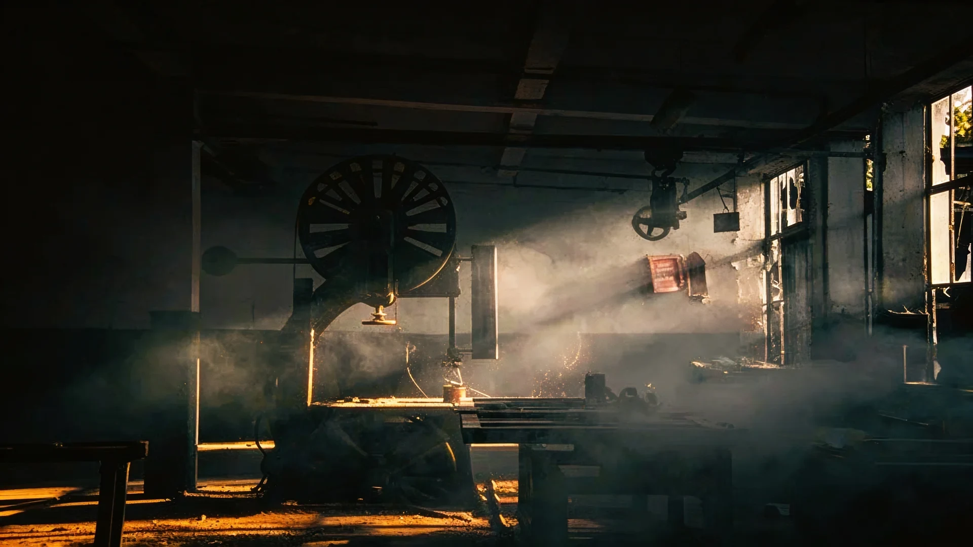 welder working on a piece of metal in a factory