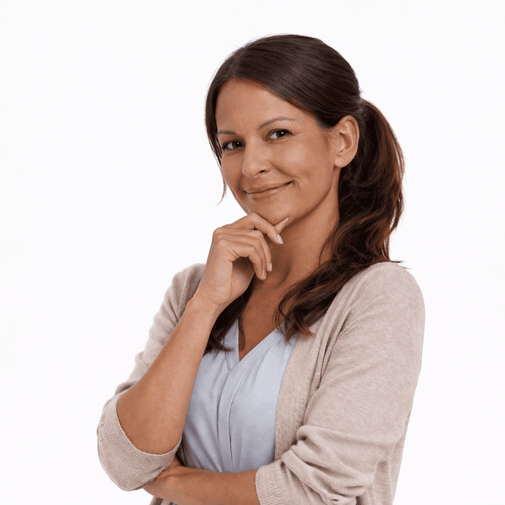 Mujer posando para foto