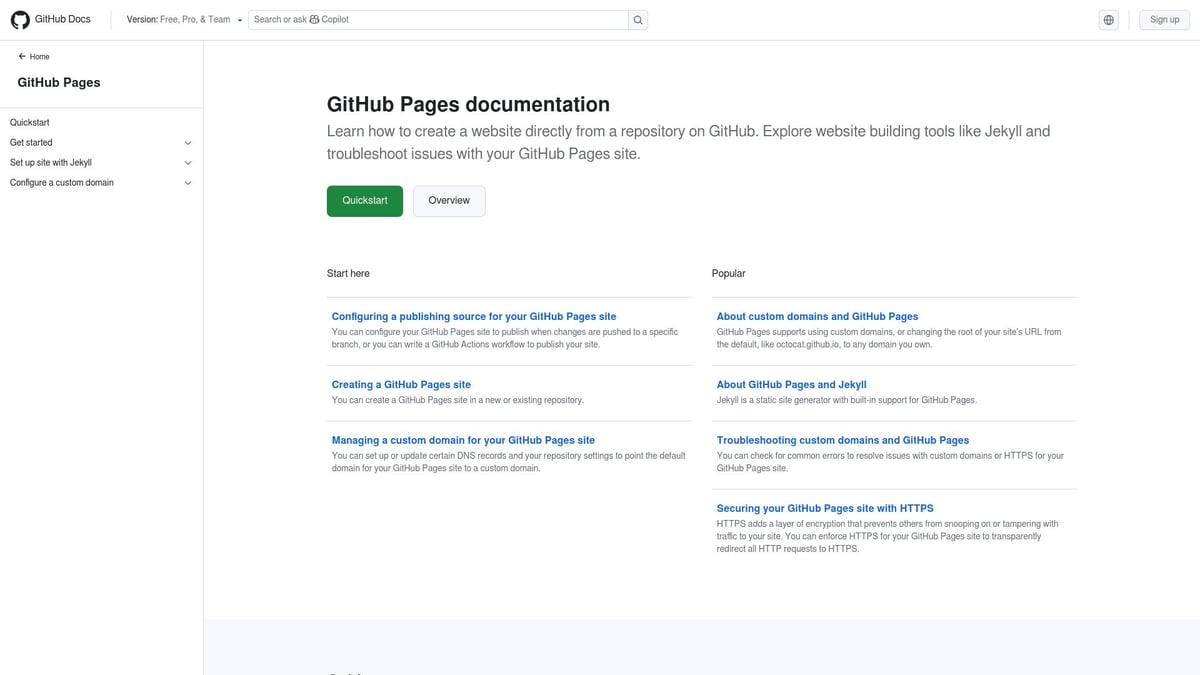 Top 8 Developer Portfolio Websites to Inspire You in 2026 - GitHub Pages