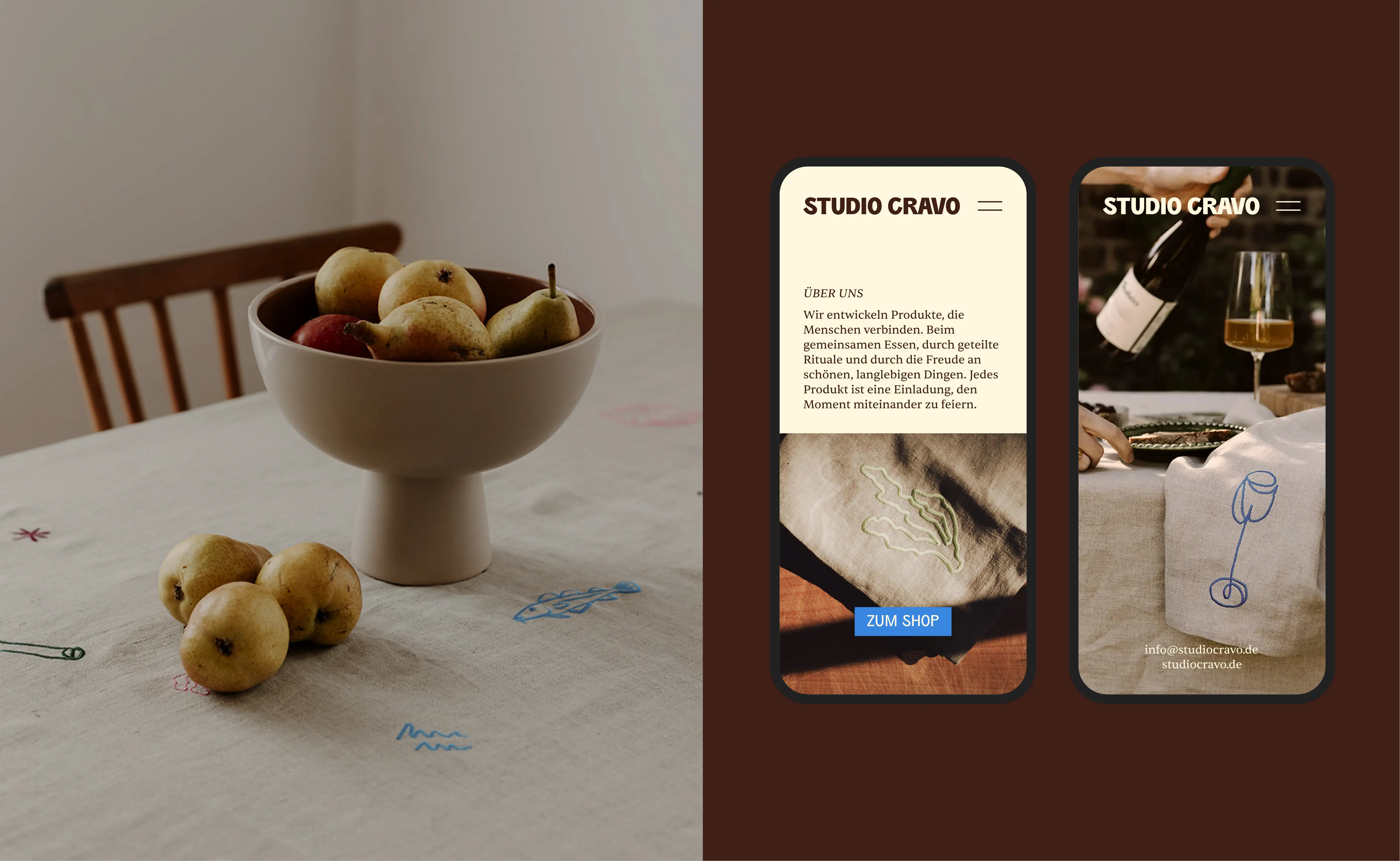 Web Design, Mobile Version, Fotografie, Brand Design