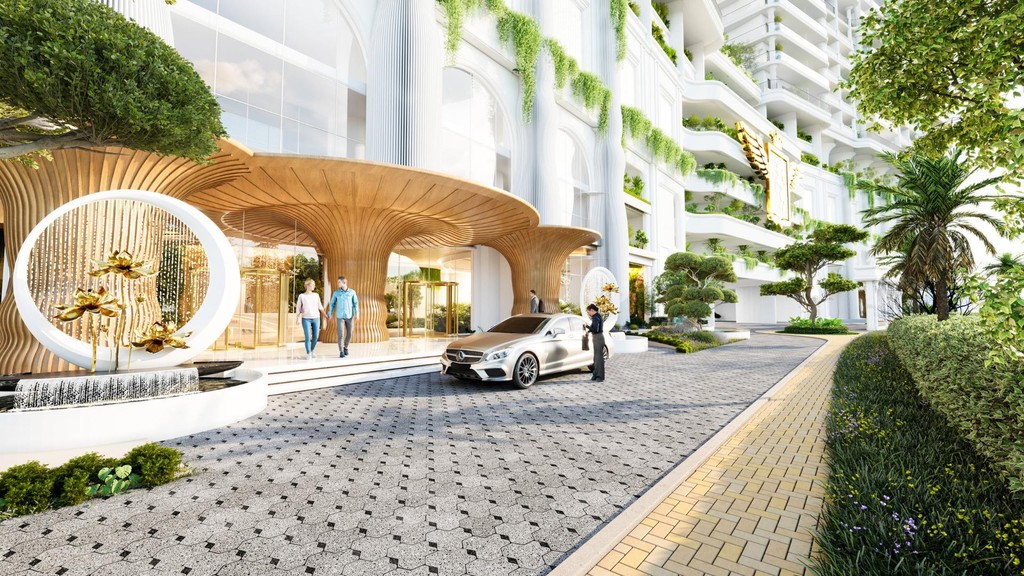 Vincitore Wellness Estate, a new residential tower, rises prominently in the cityscape of Bangkok.