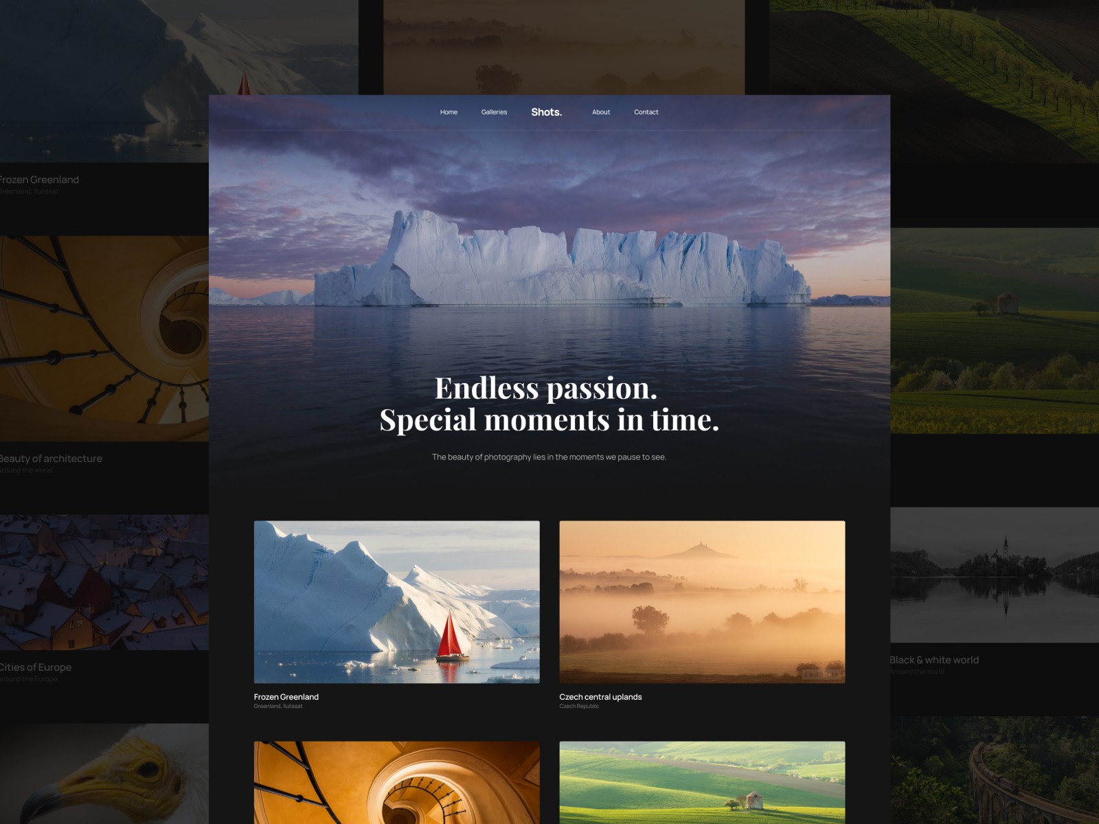 Shots — Framer Template