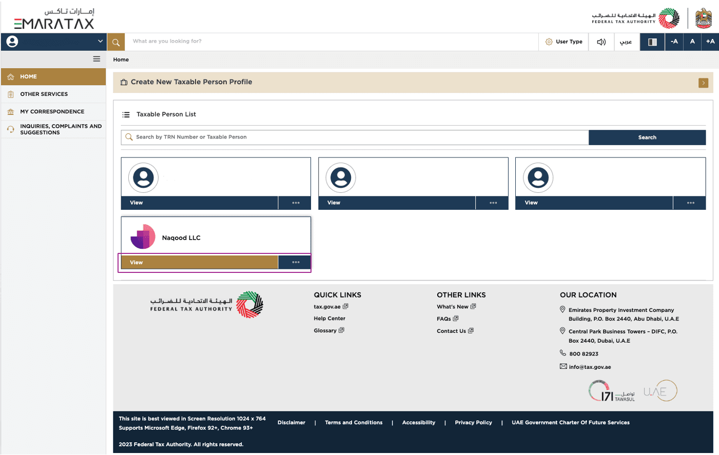 Step 2 – Select the company