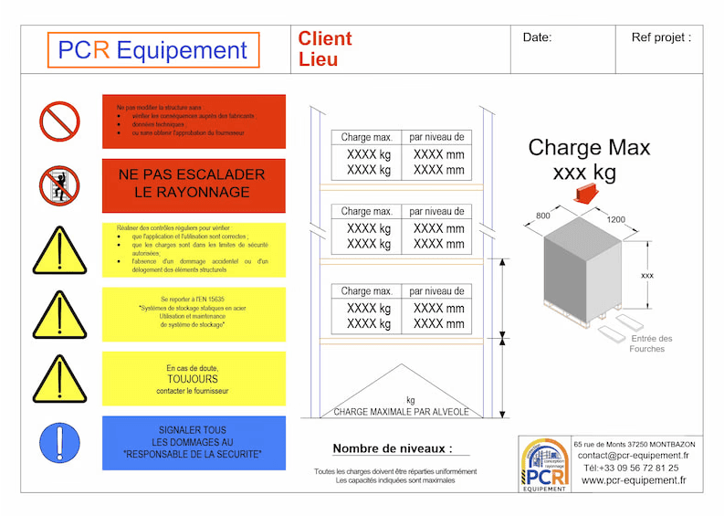 Démontage de rayonnage