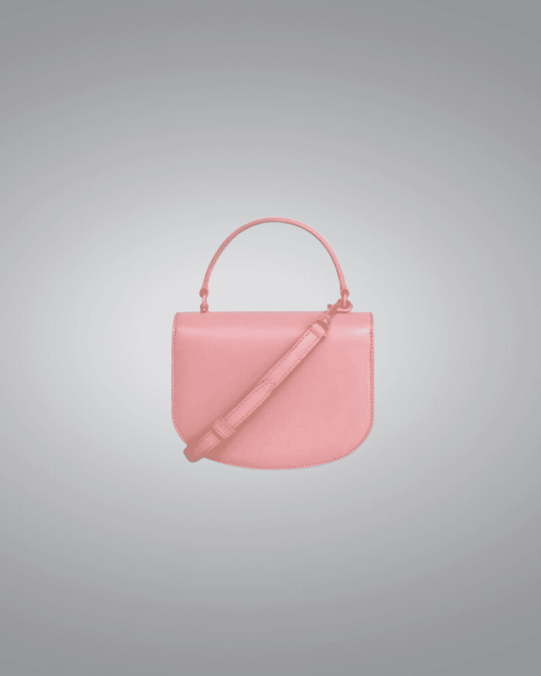 Celine Mini Besace Clea in Shiny Calfskin Color Rose