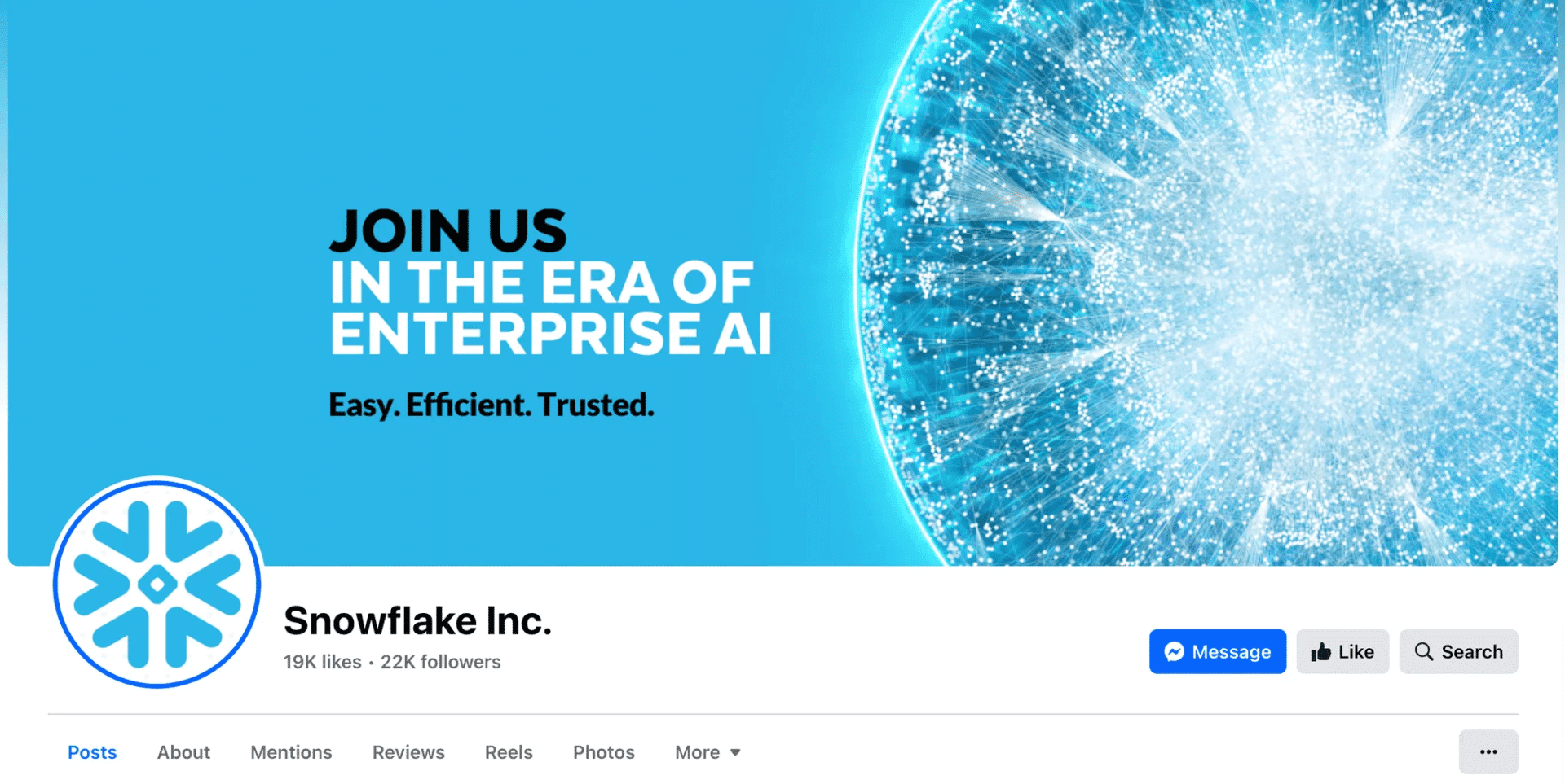 Snowflake Marketing Spotlight: Facebook channel