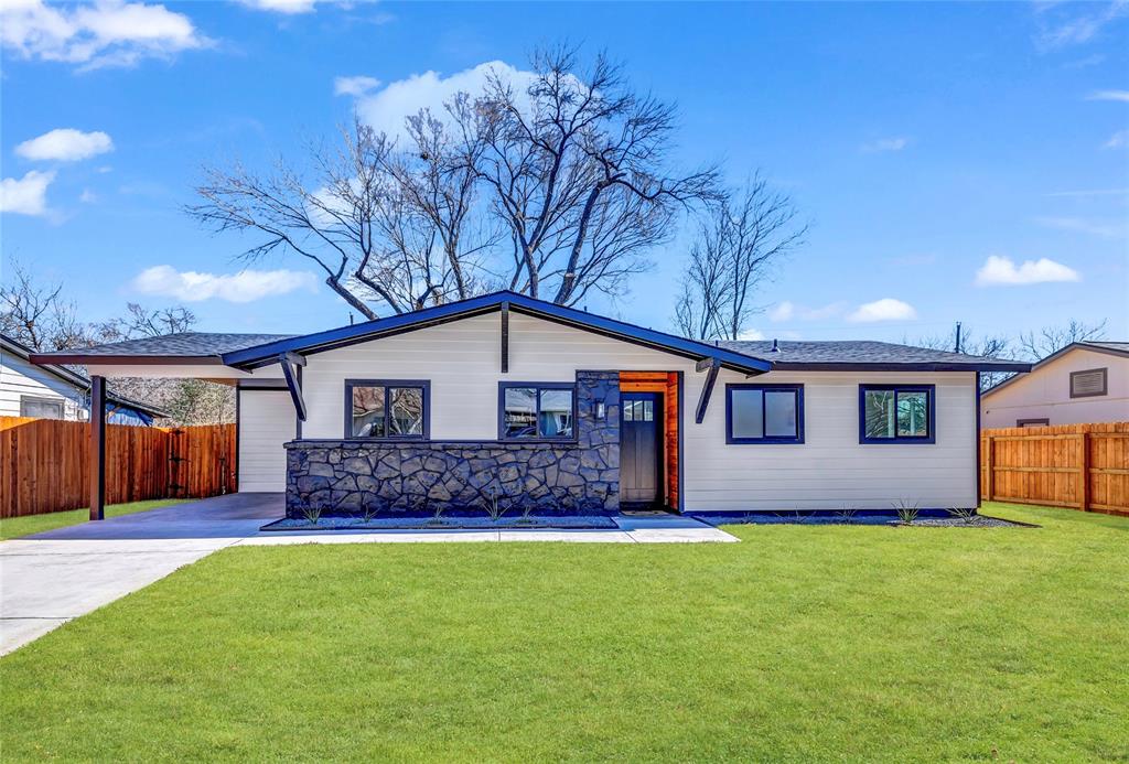 Renovated luxury kitchen and open living room