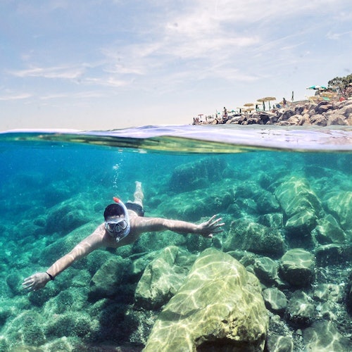 Snorkeling at Kallithea Bay