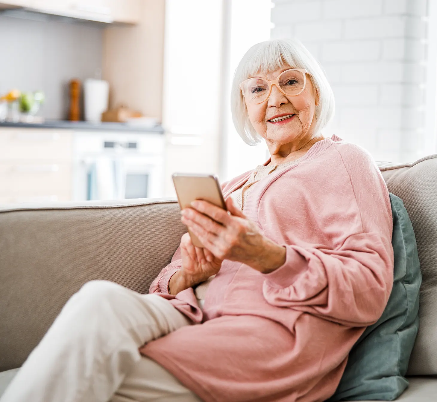 Illustrasjonsbilde av en kvinne på 90 år som ble helbredet for angina.