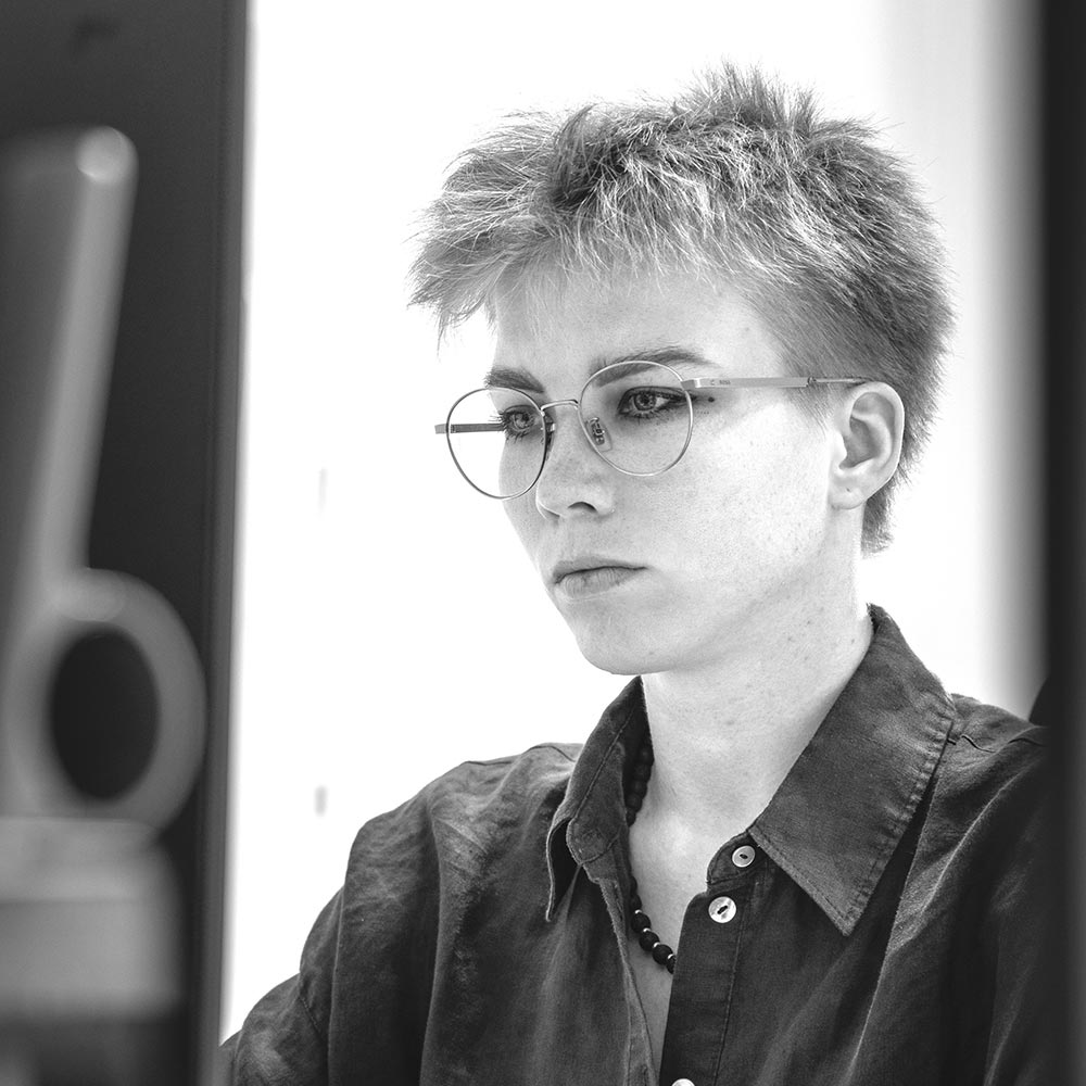 Portrait of Masha Suprunova, automotive designer