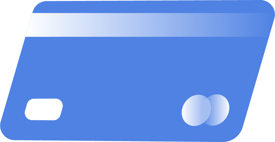 3d image of a credit card