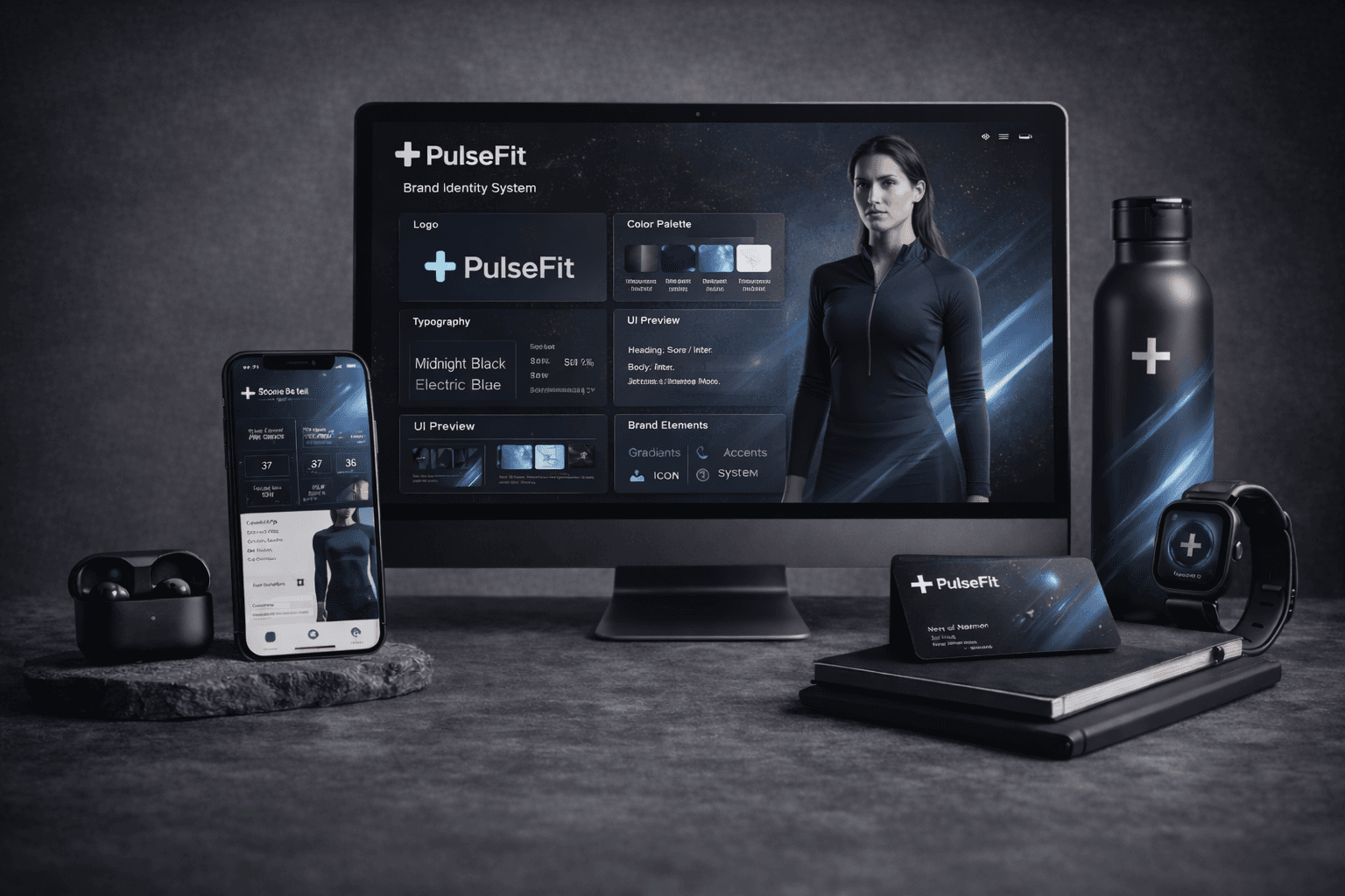 muckup compelete branding