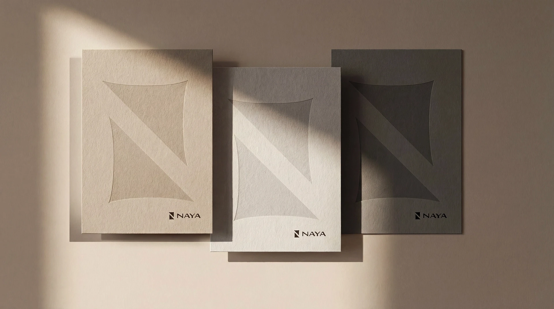 Batch.Works product catalogue book on a work top with a graphic printed image on the front