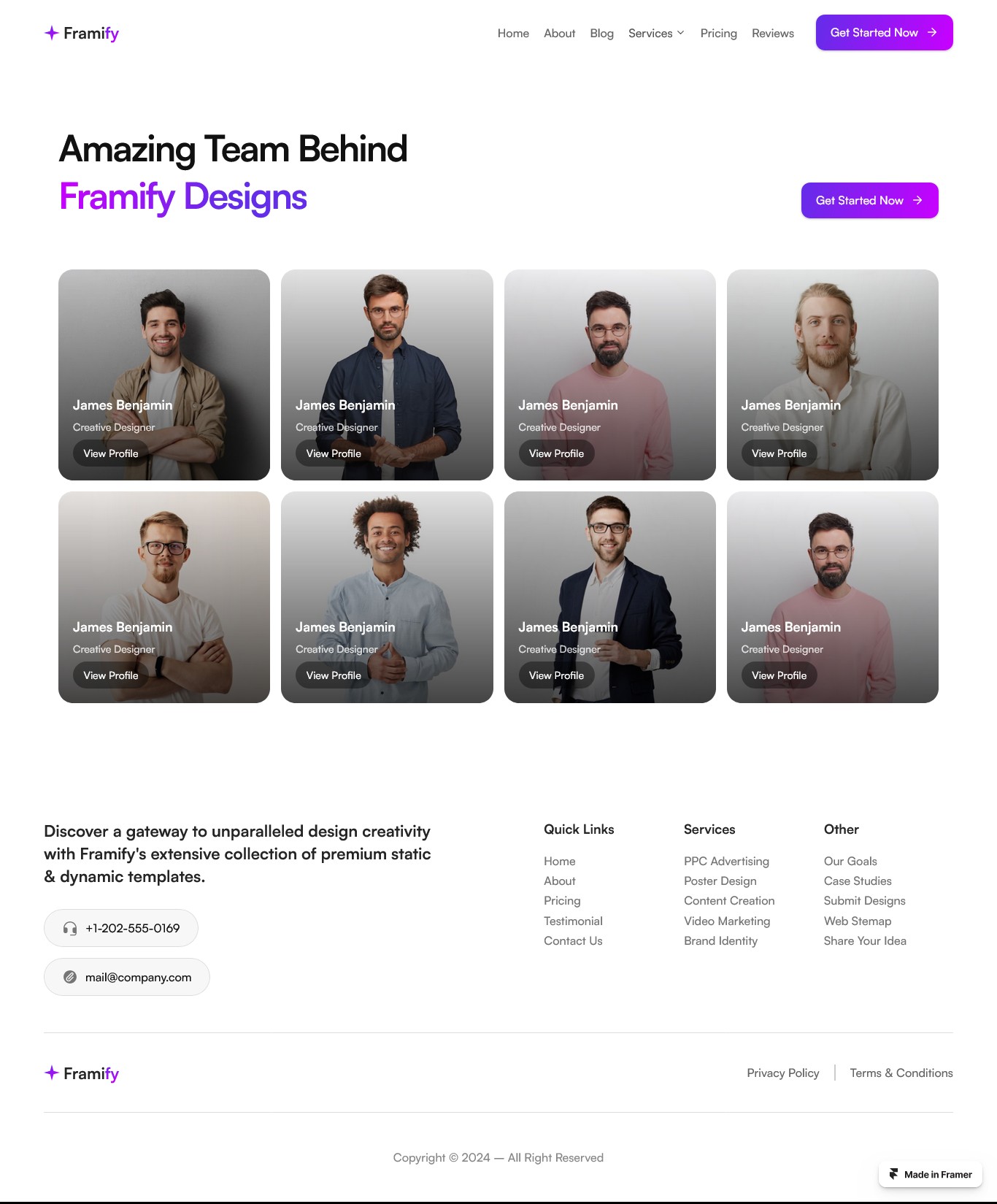 Framer Team Page v10