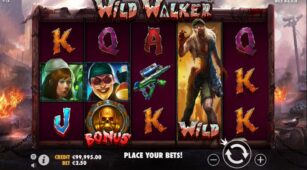 Wild Walker – capture d’écran (fonction bonus/free spins)