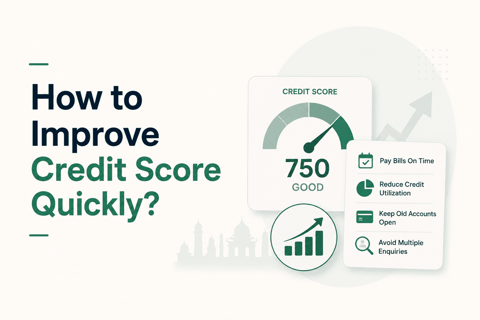 How to Improve Your Credit Score Quickly in India: A Step-by-Step Playbook