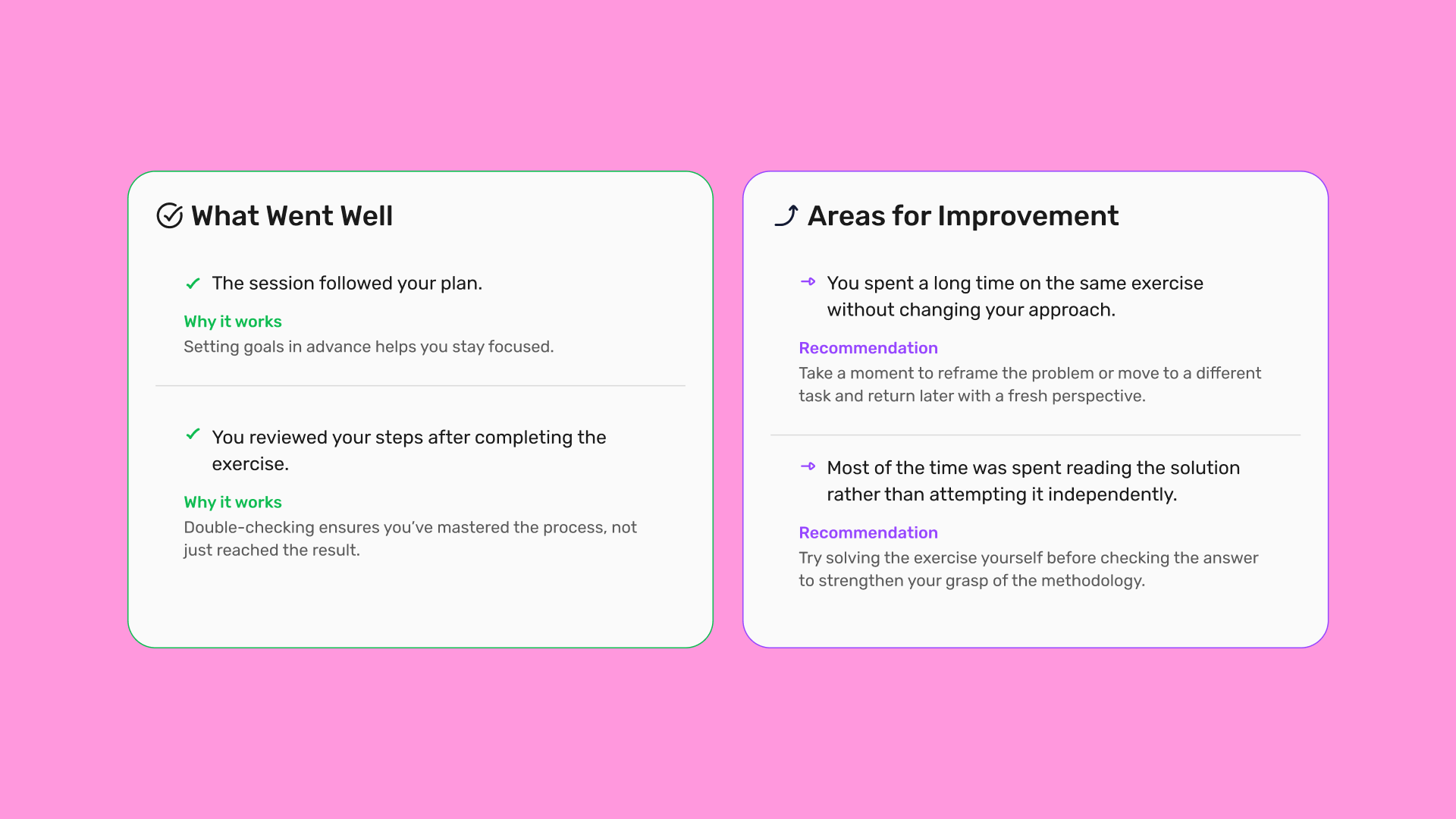 Insights screen