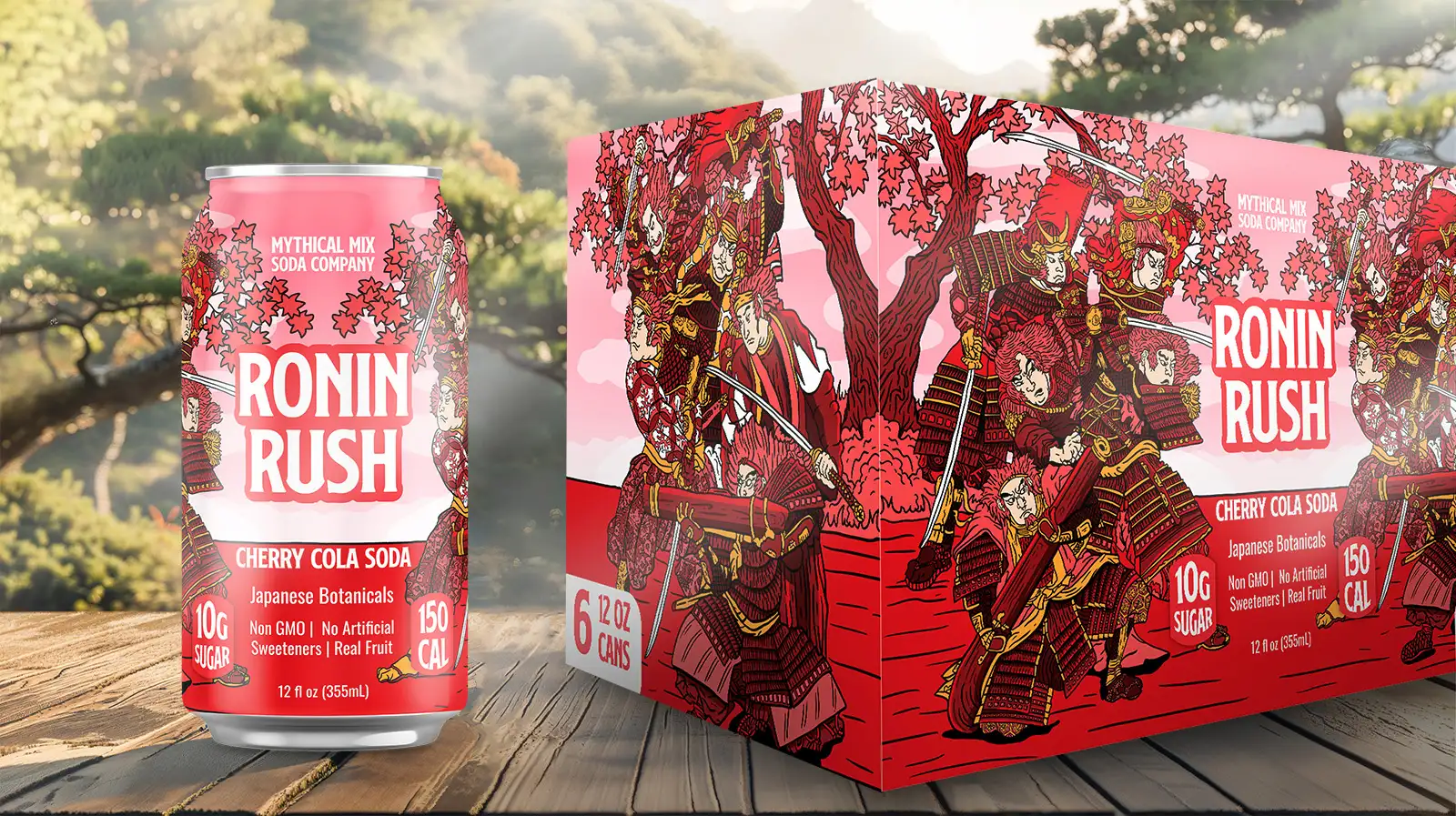 Ronin Rush packaging Design
