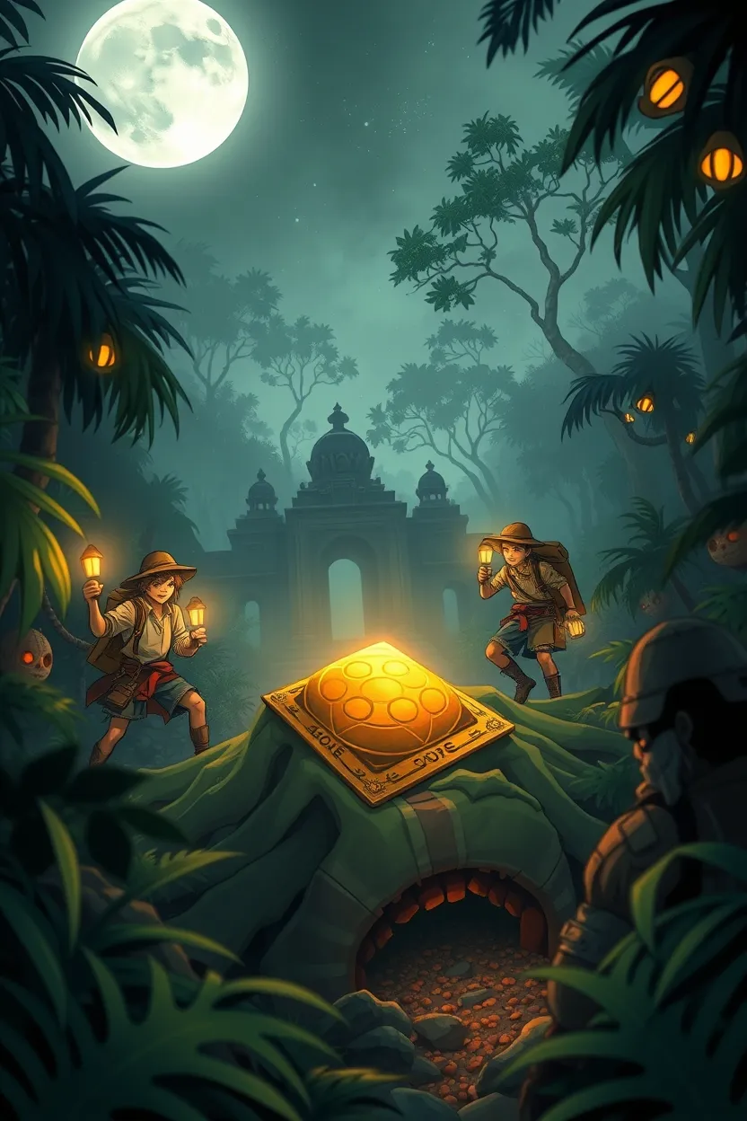 Poster for Lost Treasures of Sundarbans - an online mystery escape game for friends