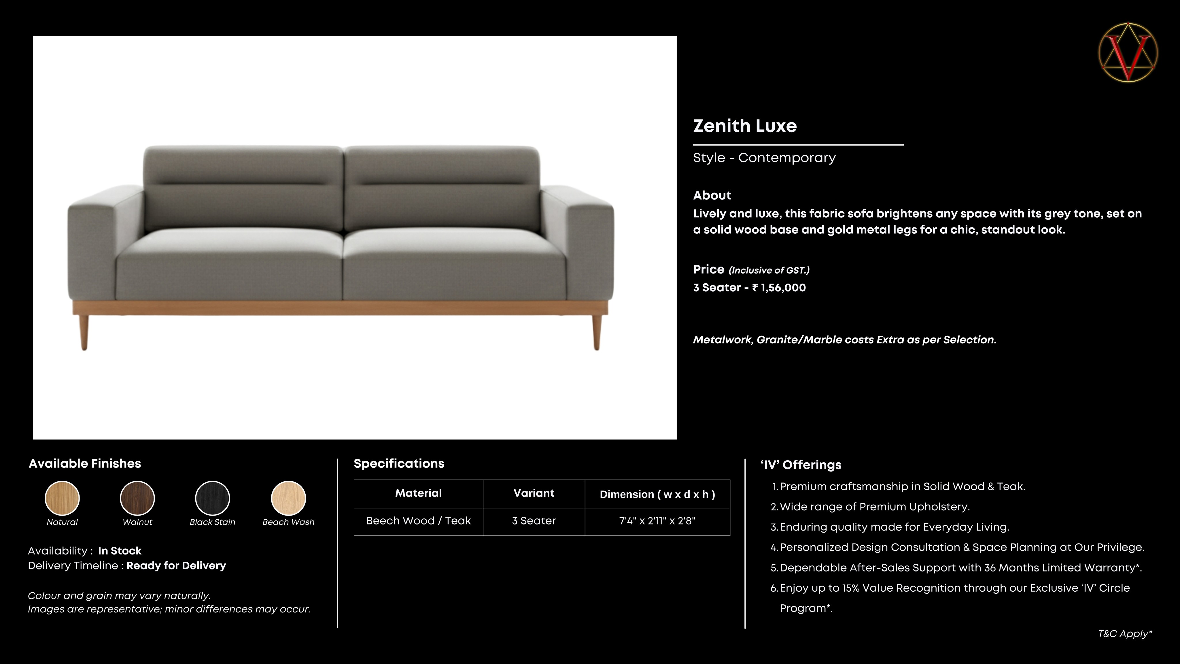 Wooden grid-panel bed with deep base and regal flair.