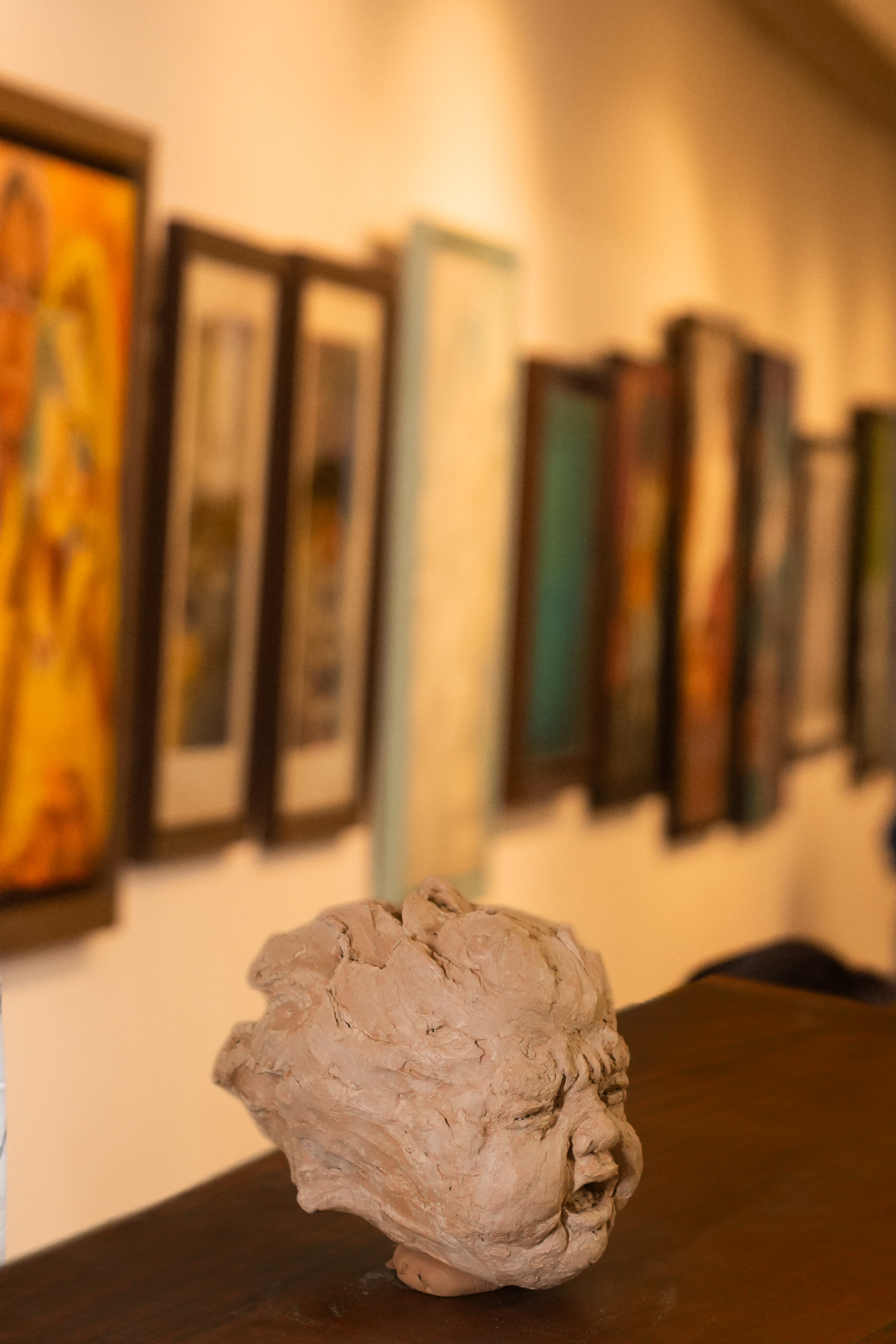 child portrait sculpture