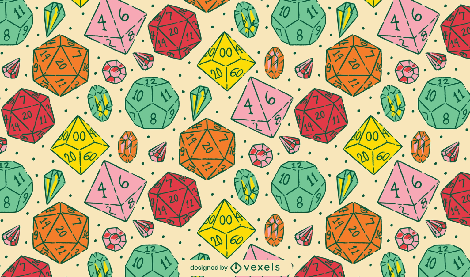 rol dice pattern